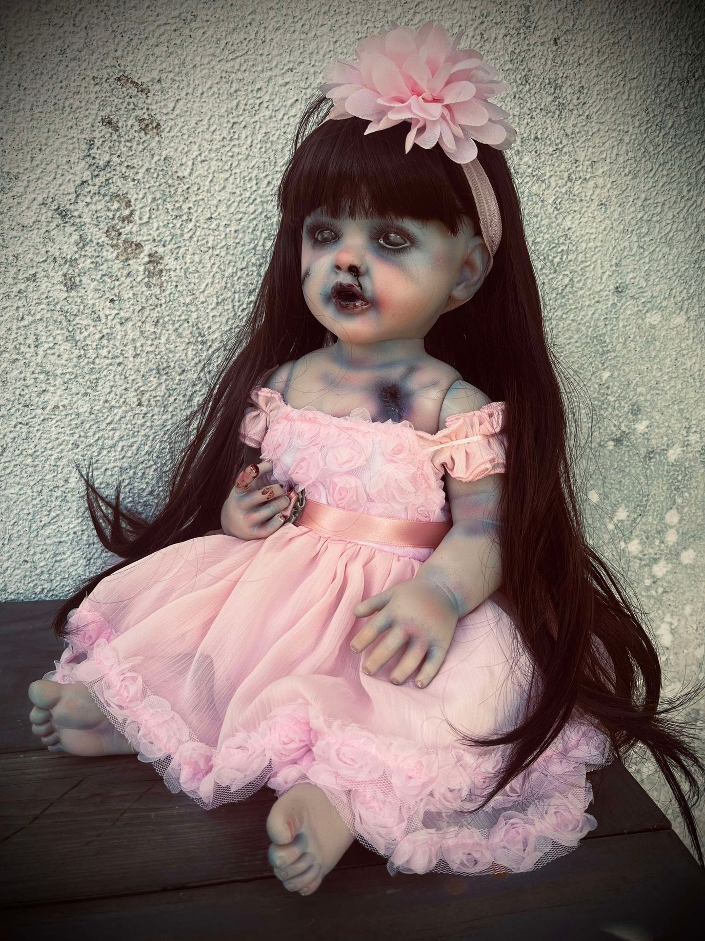 Meet Skyler 22" Vinyl Reborn Baby Doll Witchy Creepy Haunted Spirit Infected Scary Spooky Zombie Positive Energy Oddity Gift Idea Vessel