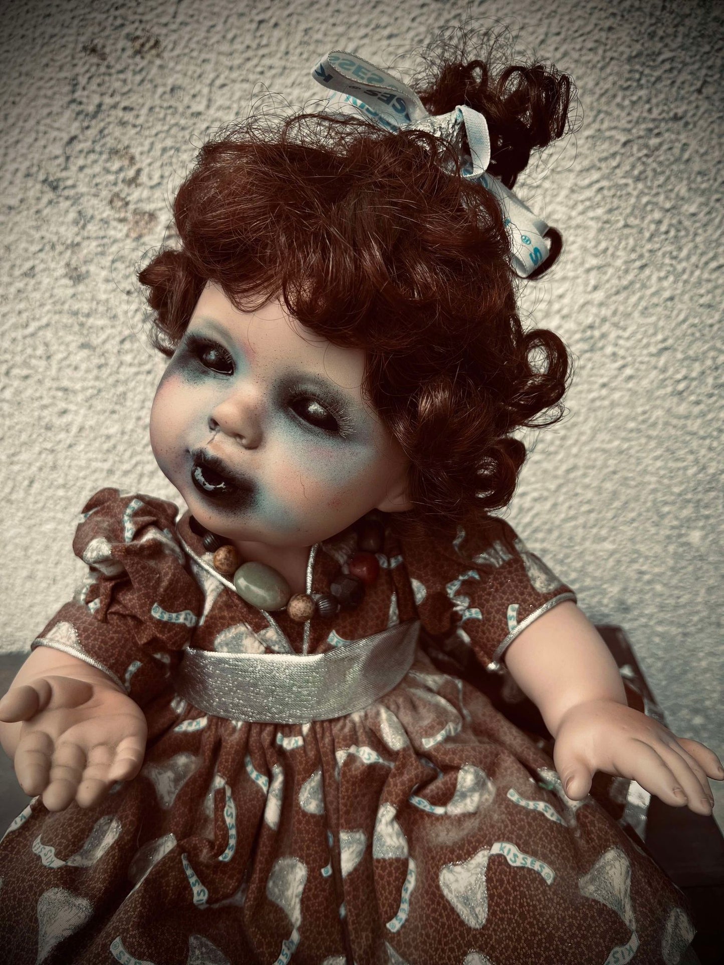 Meet Emerson 14" Doll Porcelain Kisses Undead Witchy Creepy Haunted Spirit Infected Scary Spooky Possessed Positive Oddity Occult Vessel