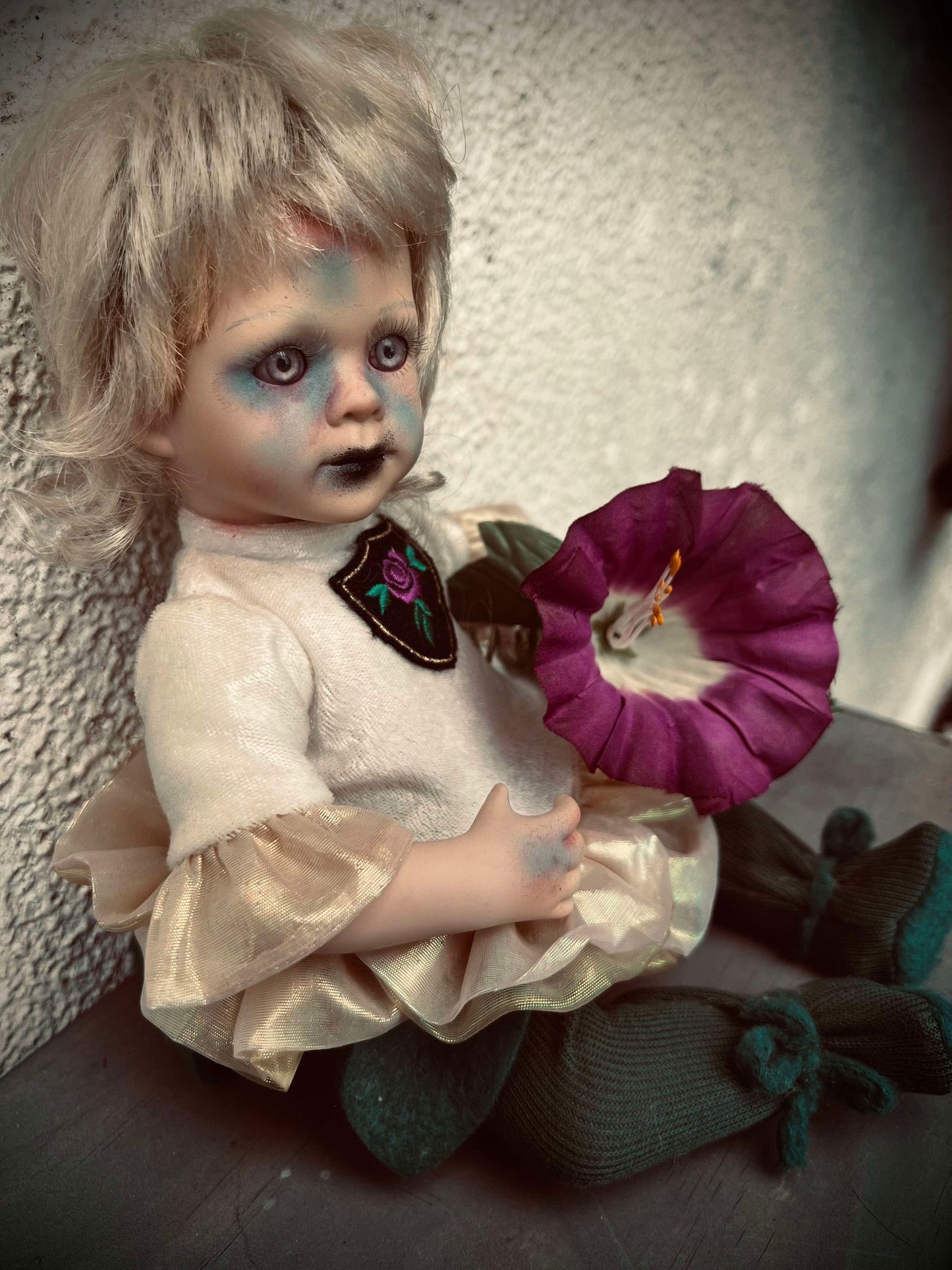 Meet Brooklyn 11" Mini Haunted Doll Porcelain Zombie Undead Witchy Creepy Spirit Infected Spooky Possessed Positive Oddity Occult Vessel