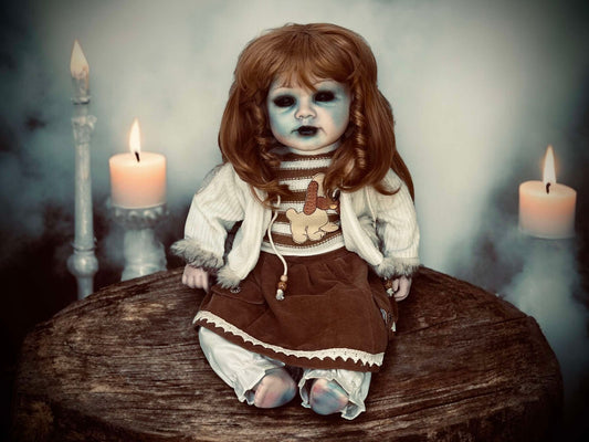 Meet Serenity 23" Haunted Doll Porcelain Witchy Creepy Spirit Infected Spooky Possessed Positive Oddity Gift Idea Paranormal Active Vessel