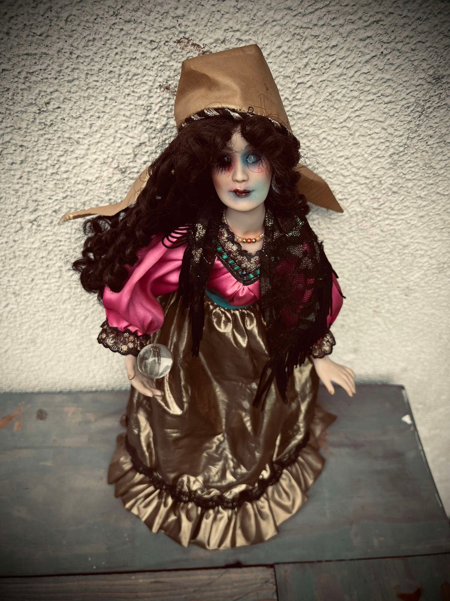 Meet Parker 16" Doll Porcelain Undead Witchy Creepy Haunted Spirit Scary Spooky Possessed Positive Oddity Occult Vessel Fortune Teller