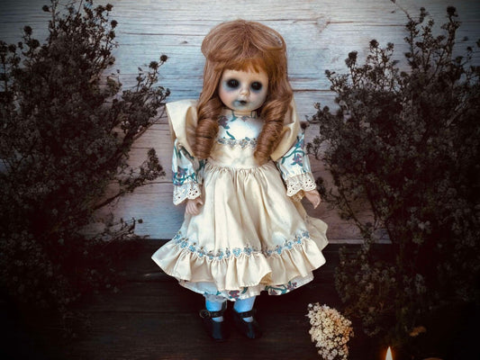 Meet Simone 14" Doll Porcelain Undead Witchy Creepy Haunted Spirit Scary Spooky Possessed Positive Oddity Occult Vessel Paranormal Gift