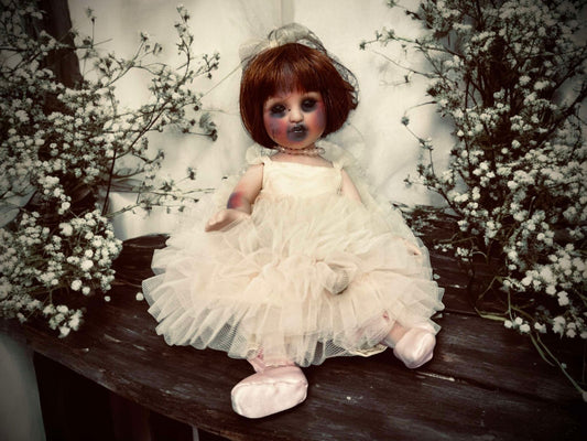 Meet Morgan 6" Mini Haunt Doll Porcelain Zombie Undead Witchy Creepy Haunted Spirit Paranormal Spooky Possessed Positive Oddity Gift Idea