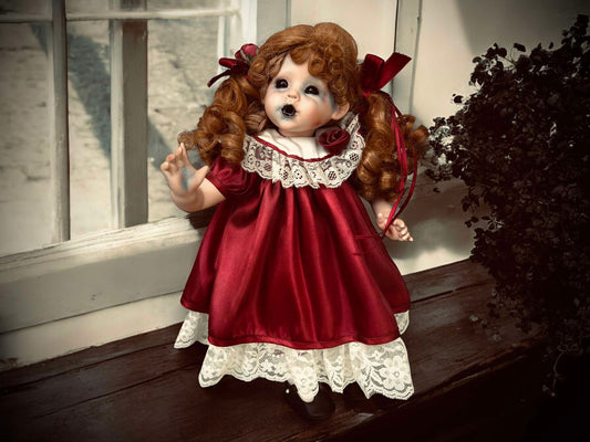 Meet Evangeline 15" Doll Porcelain Undead Witchy Creepy Haunted Spirit Scary Spooky Possessed Positive Oddity Occult Vessel Paranormal