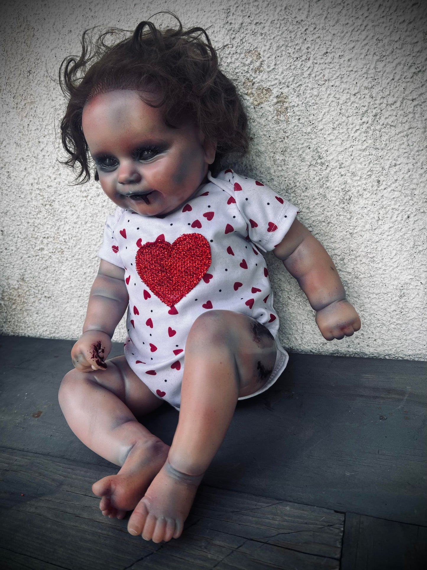 Meet Amirah 18" Vinyl Reborn Baby Doll Witchy Creepy Haunted Spirit Infected Scary Spooky Zombie Positive Energy Oddity Gift Idea Paranormal