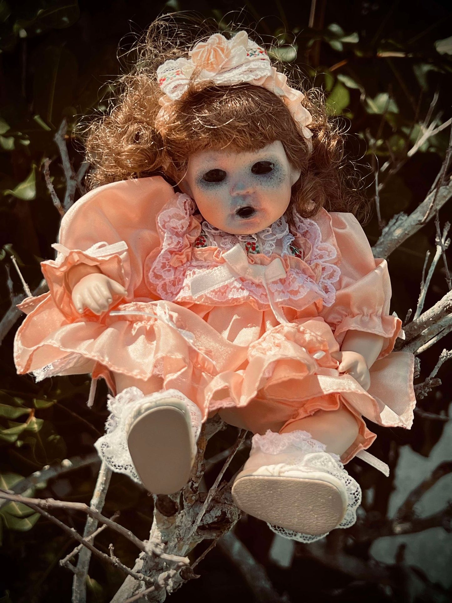 Meet Rosa 8" Mini Haunt Doll Porcelain Zombie Undead Witchy Creepy Haunted Spirit Paranormal Spooky Possessed Positive Oddity Gift Idea