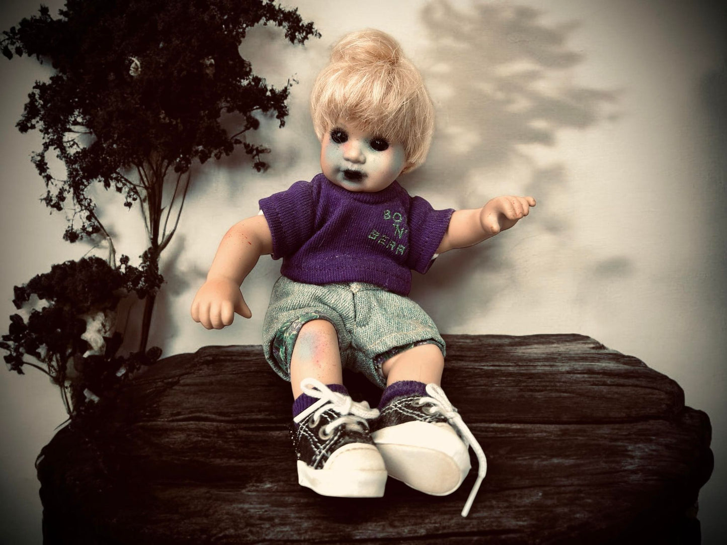 Meet Charley 7" Mini Haunt Doll Porcelain Zombie Undead Haunted Spirit Paranormal Spooky Possessed Positive Oddity Gift Idea Supernatural