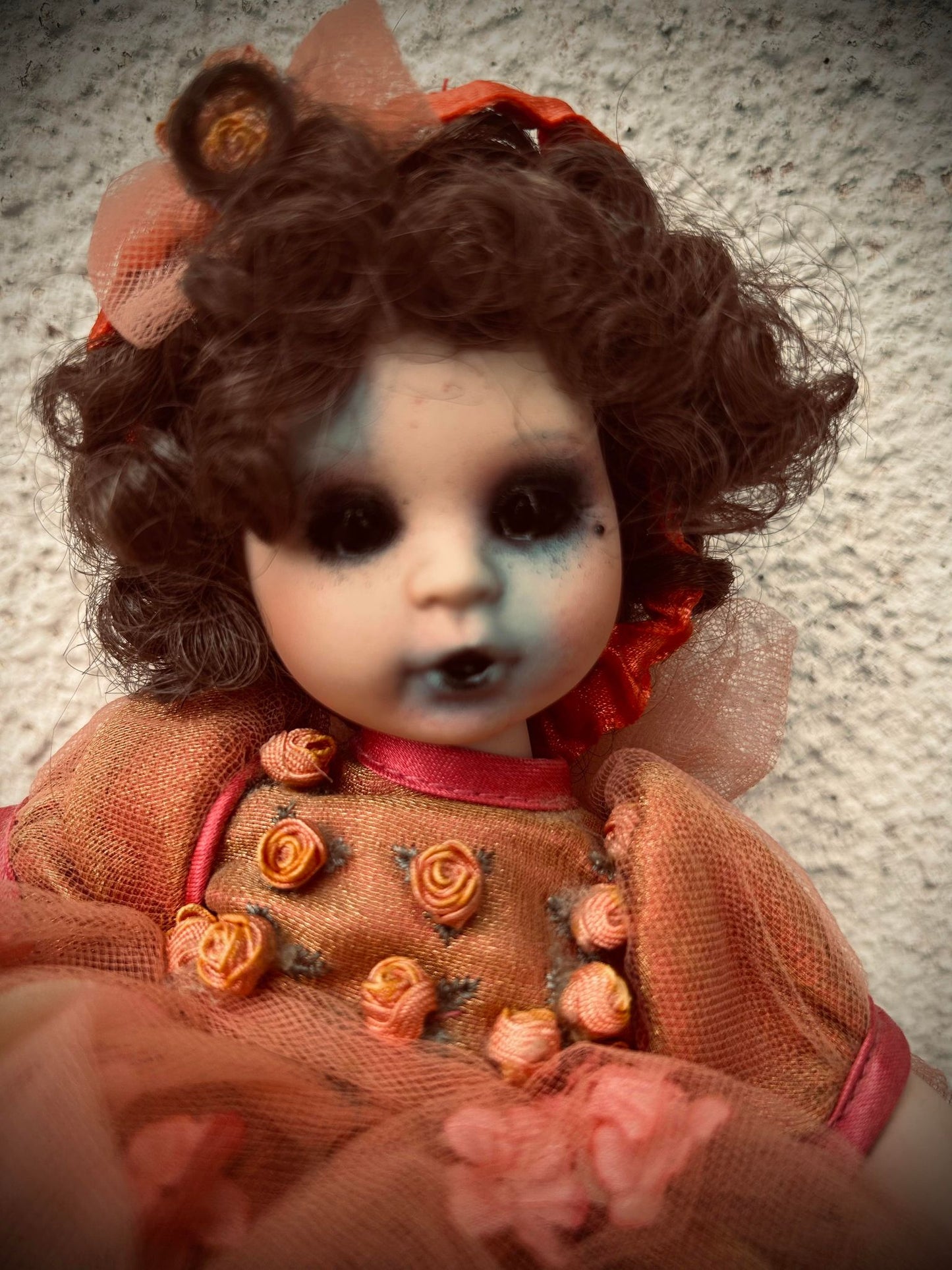 Meet Harlow 9" Mini Haunt Doll Porcelain Zombie Undead Haunted Spirit Paranormal Spooky Possessed Positive Oddity Gift Idea Supernatural