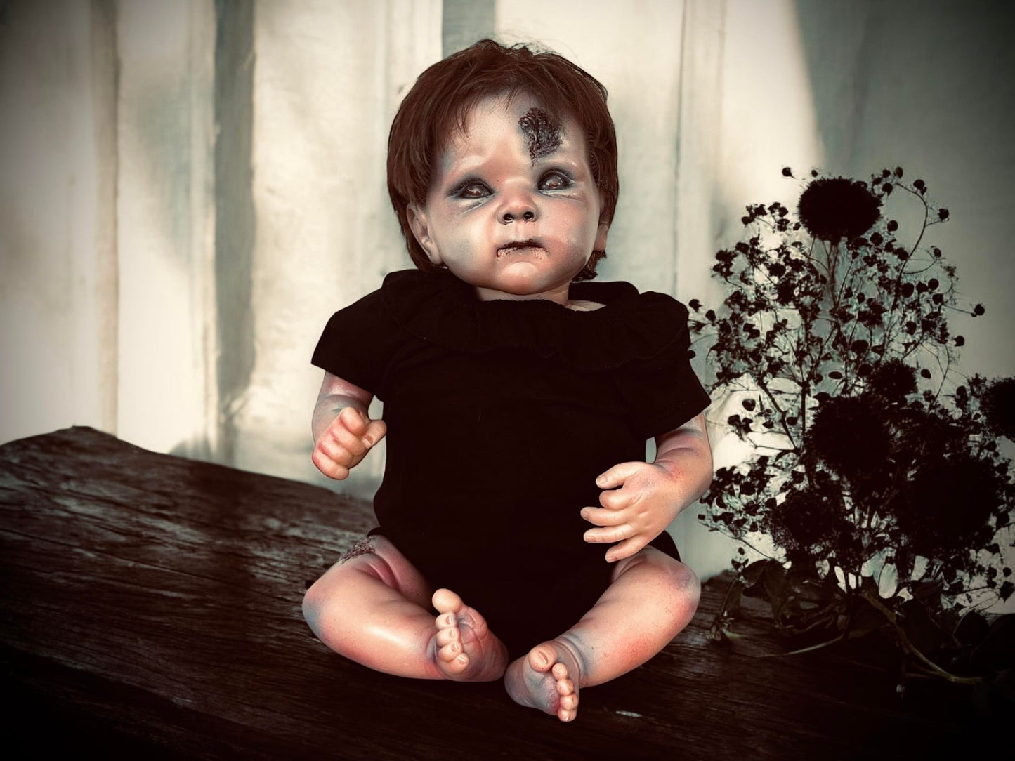 Meet Claudia 16" Vinyl Reborn Baby Positive Spirit Haunted Paranormal Oddity Witchy Haunted Infected Scary Spooky Possessed Specimen 518