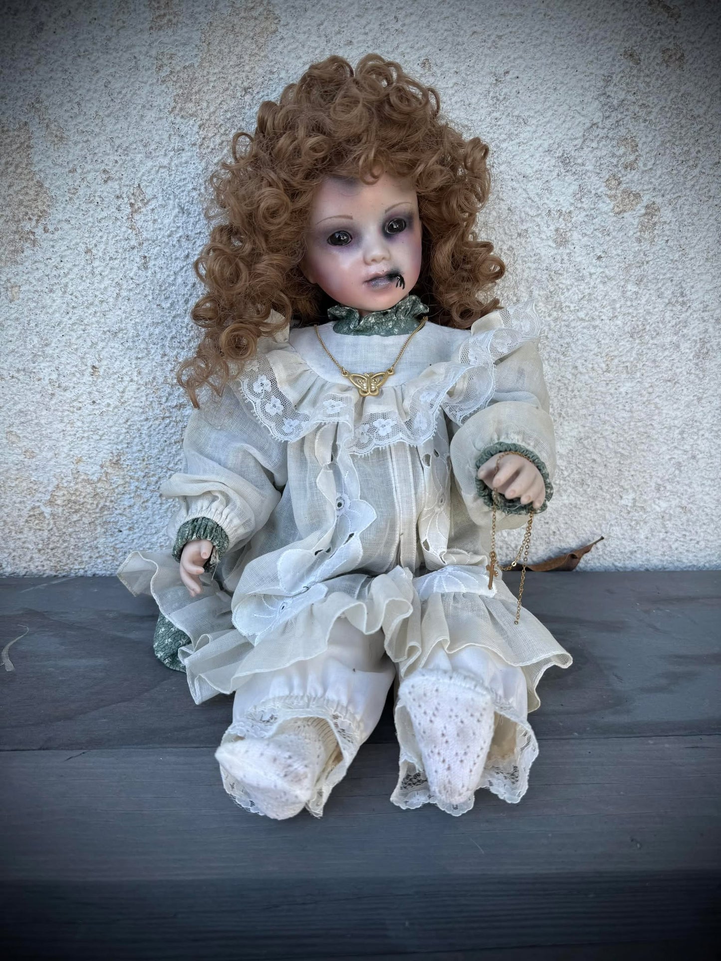 Meet Alyssa 18" Doll Porcelain Creepy Haunted Spirit Supernatural Possessed Positive Oddity Occult Paranormal Gift Idea Specimen 1244