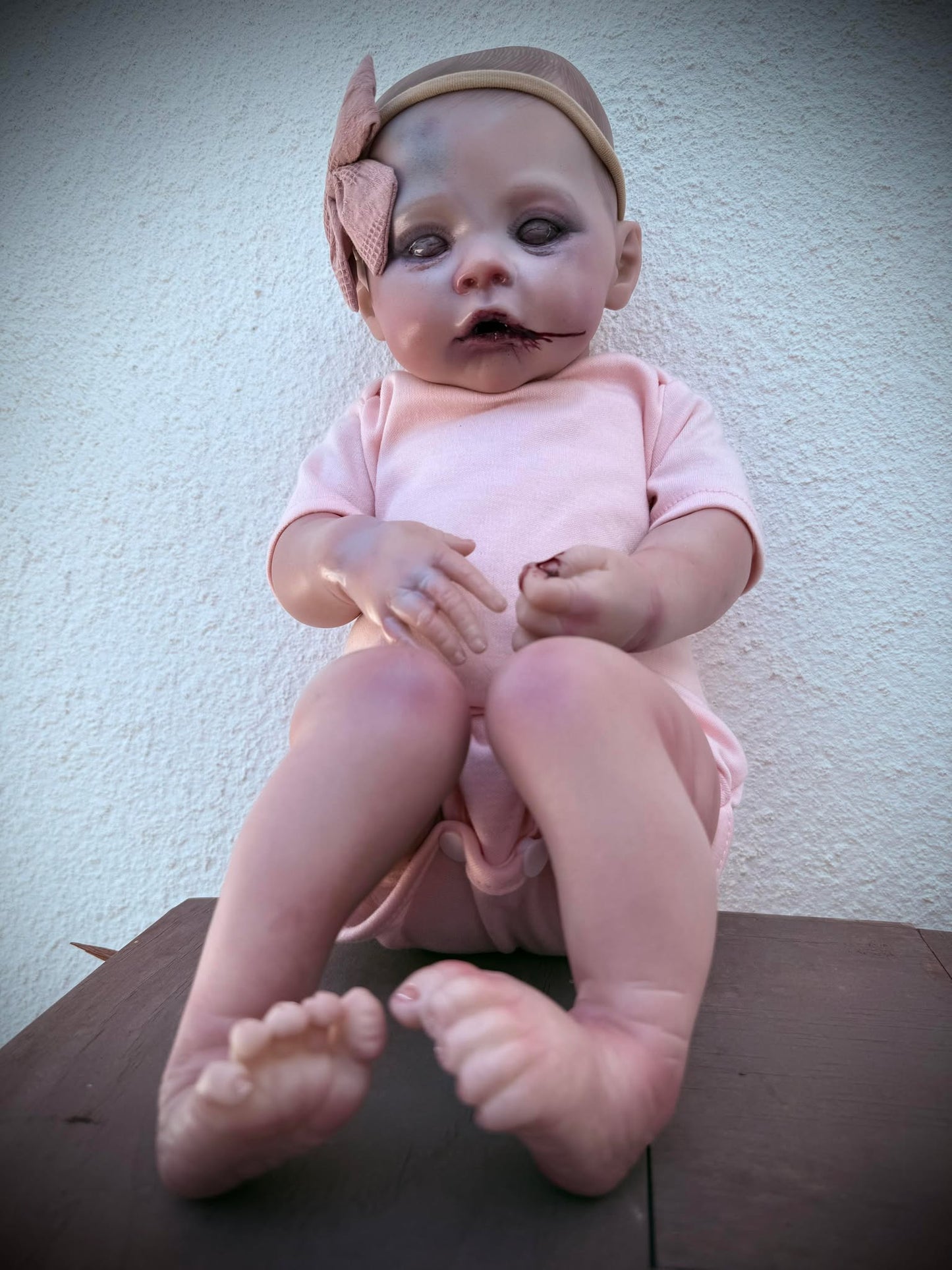 Meet Miley 19" Vinyl Reborn Baby Doll Witchy Haunted Spirit Infected Scary Spooky Zombie Positive Energy Oddity Gift Idea Vessel Specimen 22