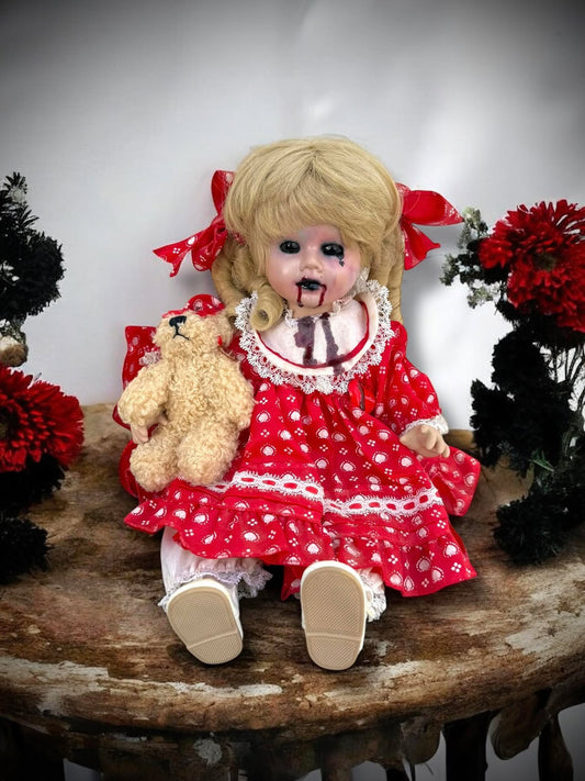 Meet Gabriella 13" Doll Porcelain Creepy Haunted Spirit Supernatural Possessed Positive Oddity Occult Paranormal Gift Idea Specimen 1156