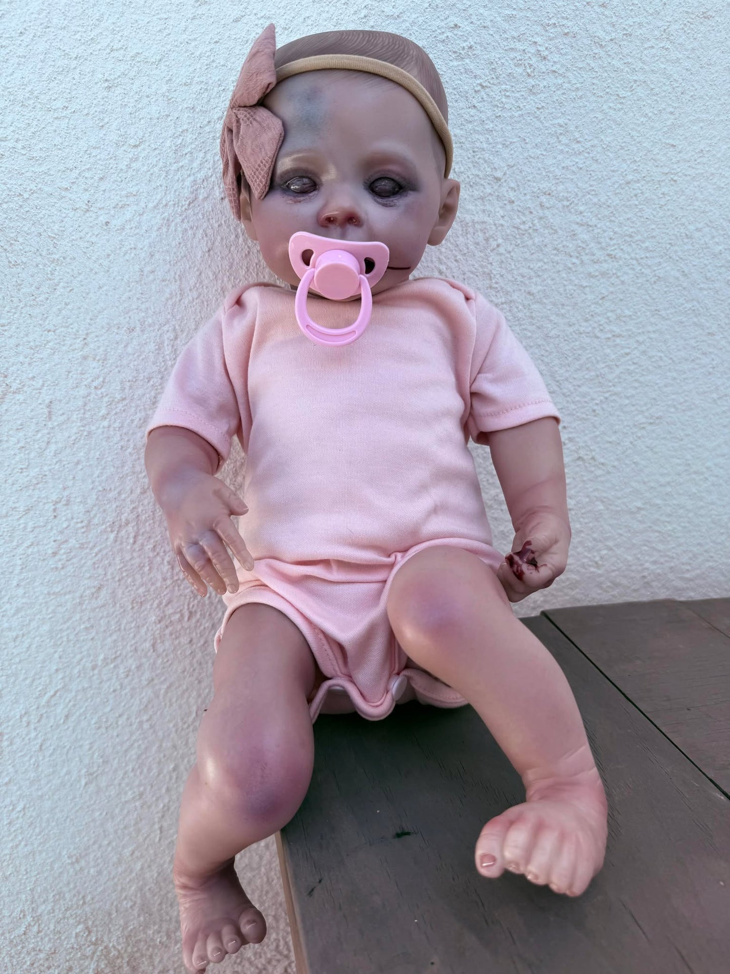 Meet Miley 19" Vinyl Reborn Baby Doll Witchy Haunted Spirit Infected Scary Spooky Zombie Positive Energy Oddity Gift Idea Vessel Specimen 22