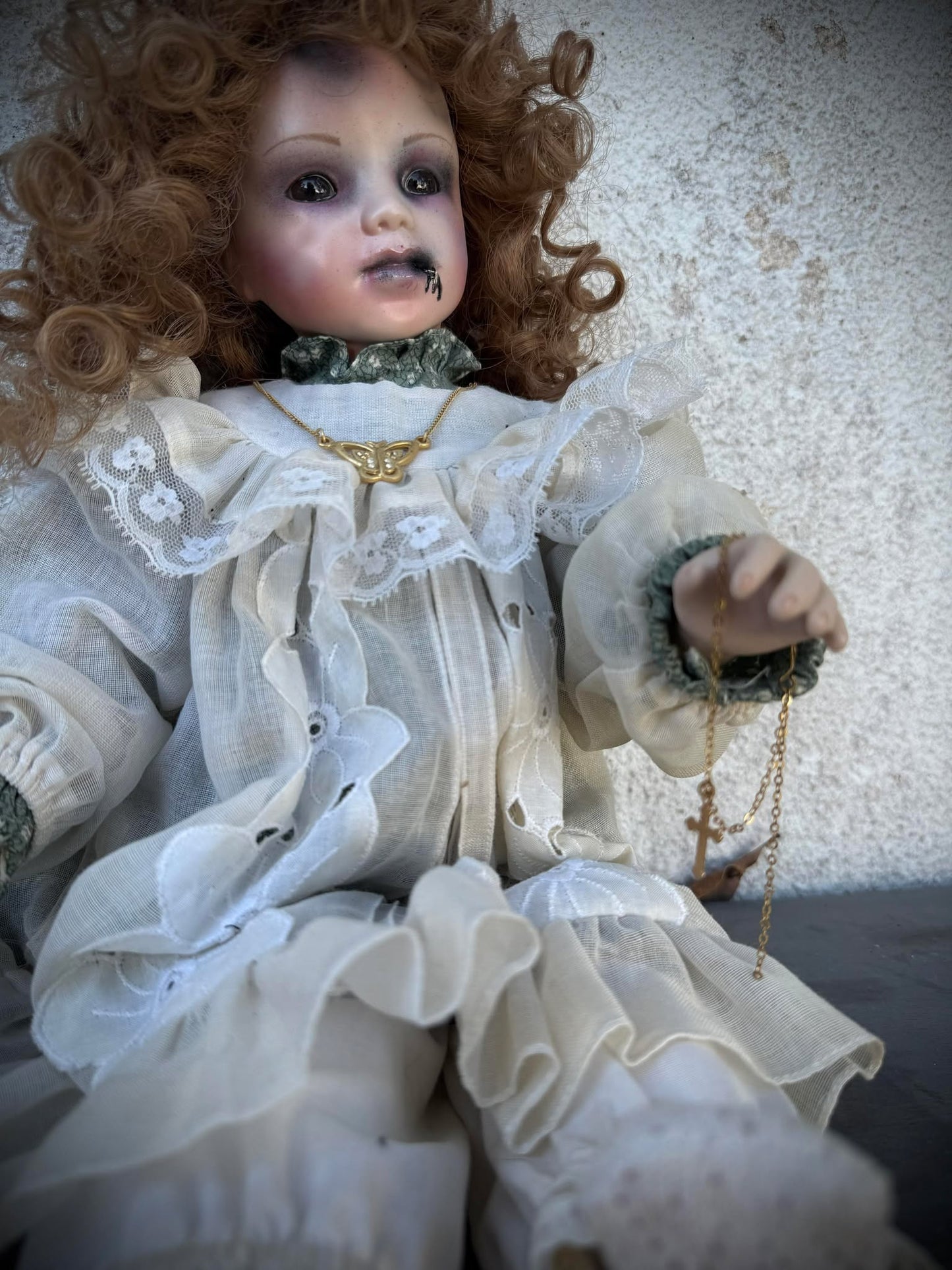 Meet Alyssa 18" Doll Porcelain Creepy Haunted Spirit Supernatural Possessed Positive Oddity Occult Paranormal Gift Idea Specimen 1244