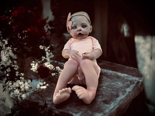 Meet Miley 19" Vinyl Reborn Baby Doll Witchy Haunted Spirit Infected Scary Spooky Zombie Positive Energy Oddity Gift Idea Vessel Specimen 22