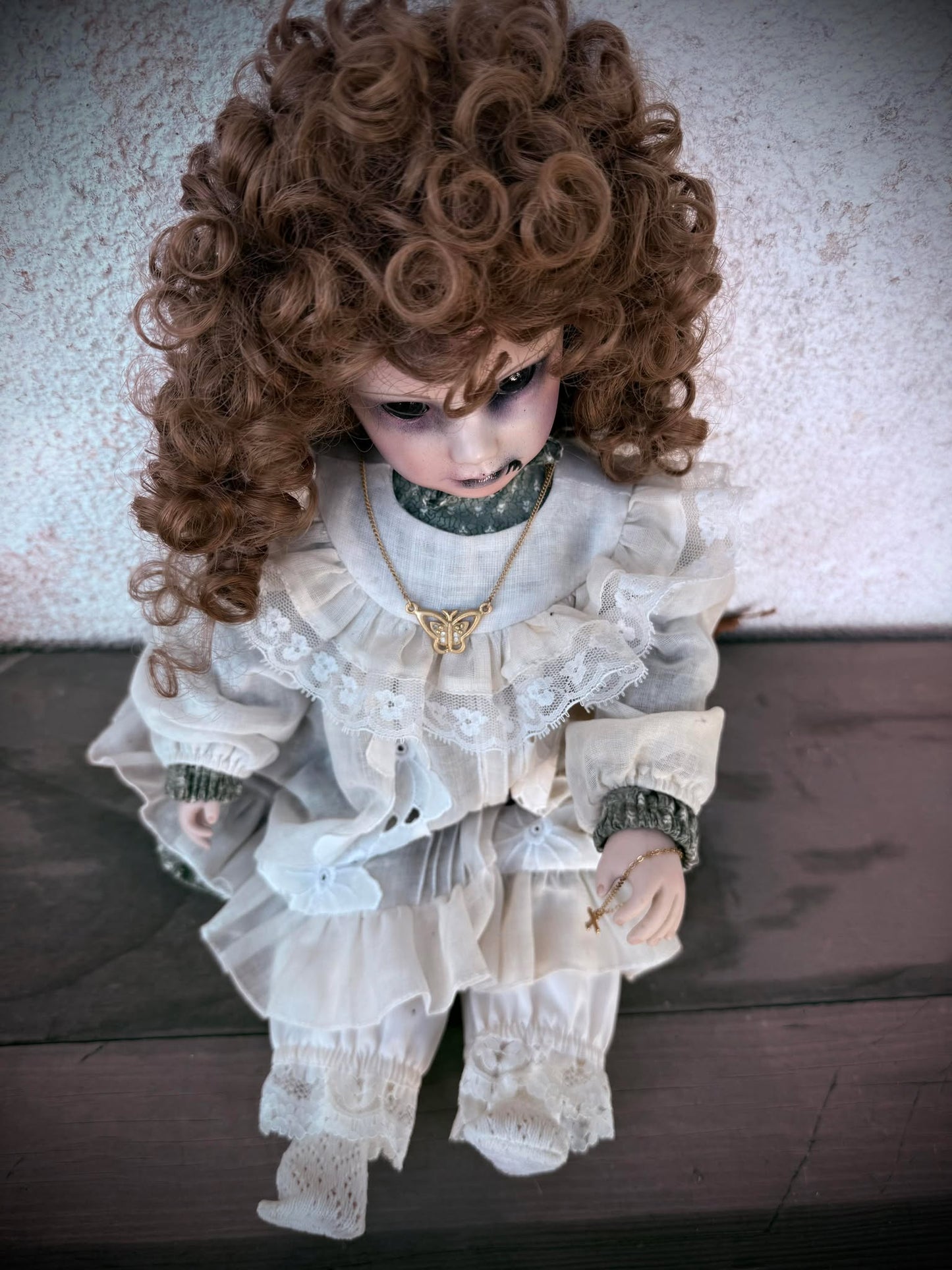 Meet Alyssa 18" Doll Porcelain Creepy Haunted Spirit Supernatural Possessed Positive Oddity Occult Paranormal Gift Idea Specimen 1244