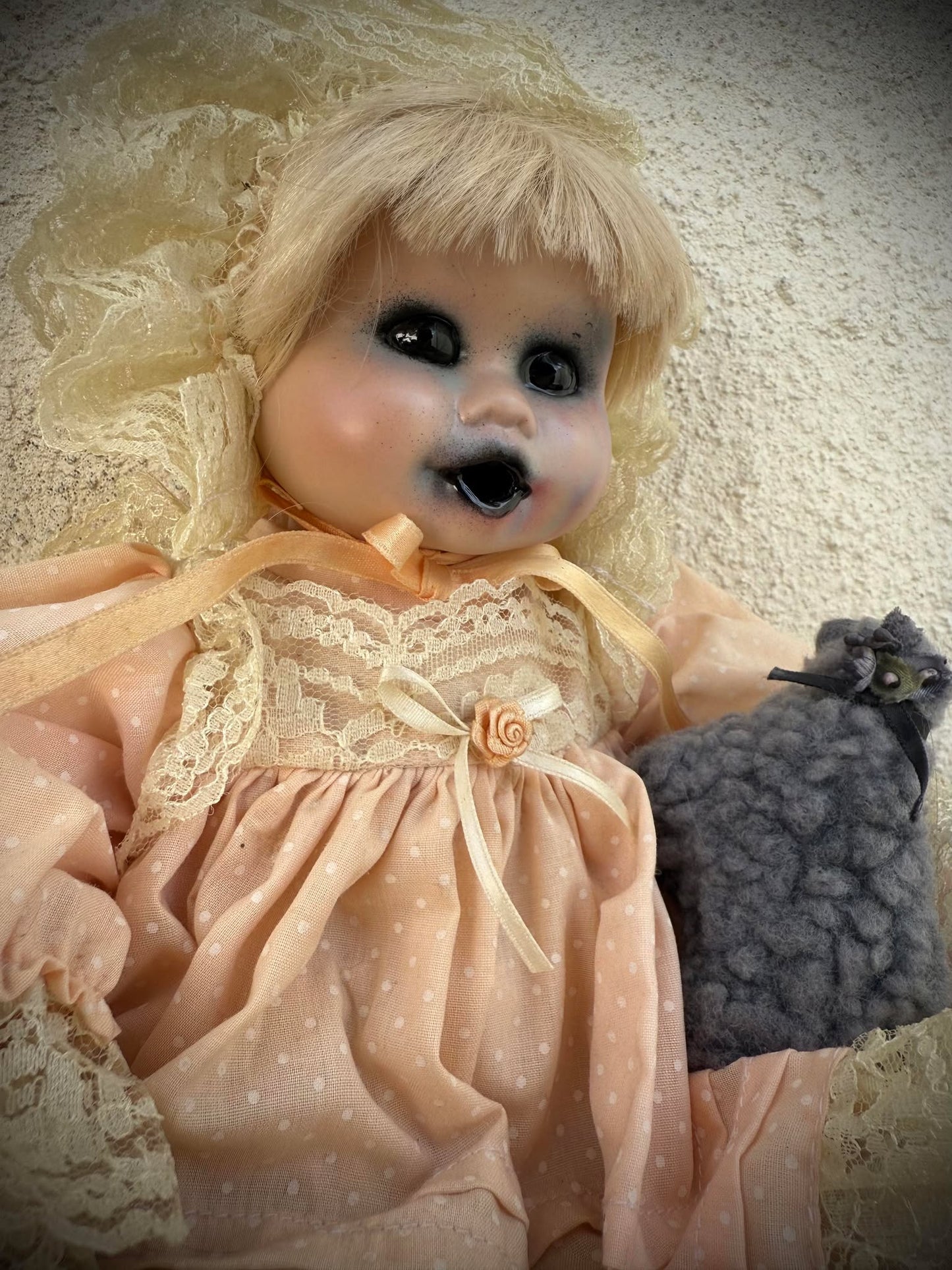 Meet Samantha 13" Doll Porcelain Creepy Haunted Spirit Supernatural Possessed Positive Oddity Occult Paranormal Gift Idea Specimen 1210