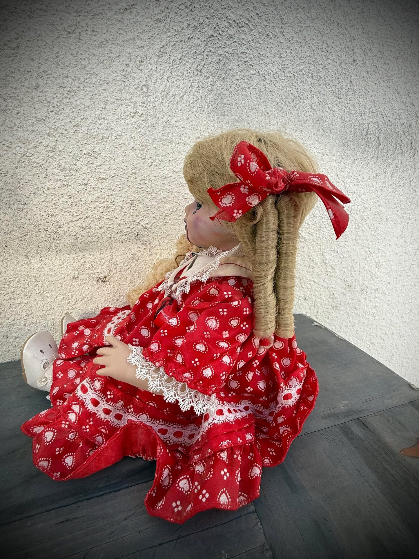 Meet Gabriella 13" Doll Porcelain Creepy Haunted Spirit Supernatural Possessed Positive Oddity Occult Paranormal Gift Idea Specimen 1156