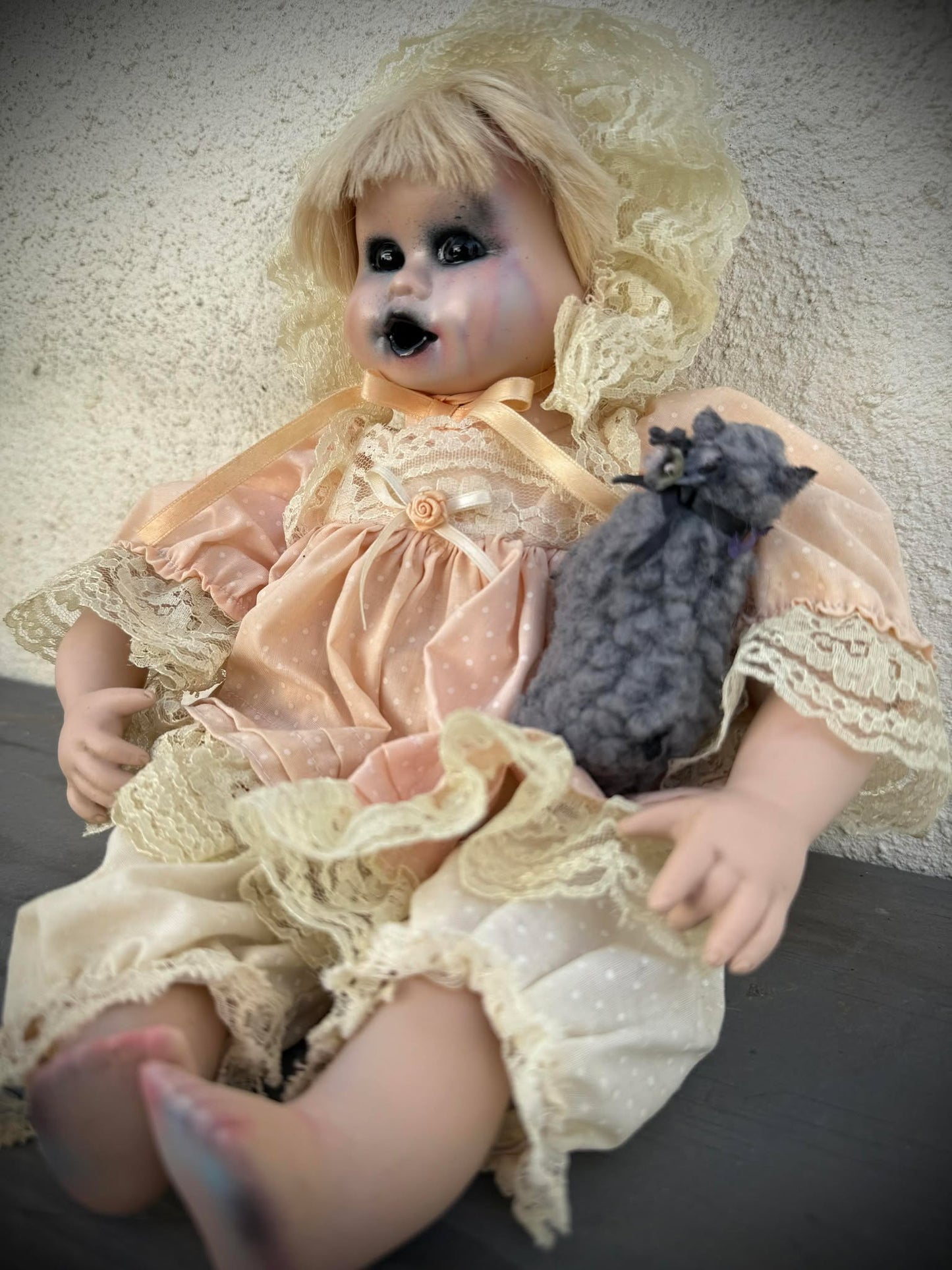 Meet Samantha 13" Doll Porcelain Creepy Haunted Spirit Supernatural Possessed Positive Oddity Occult Paranormal Gift Idea Specimen 1210