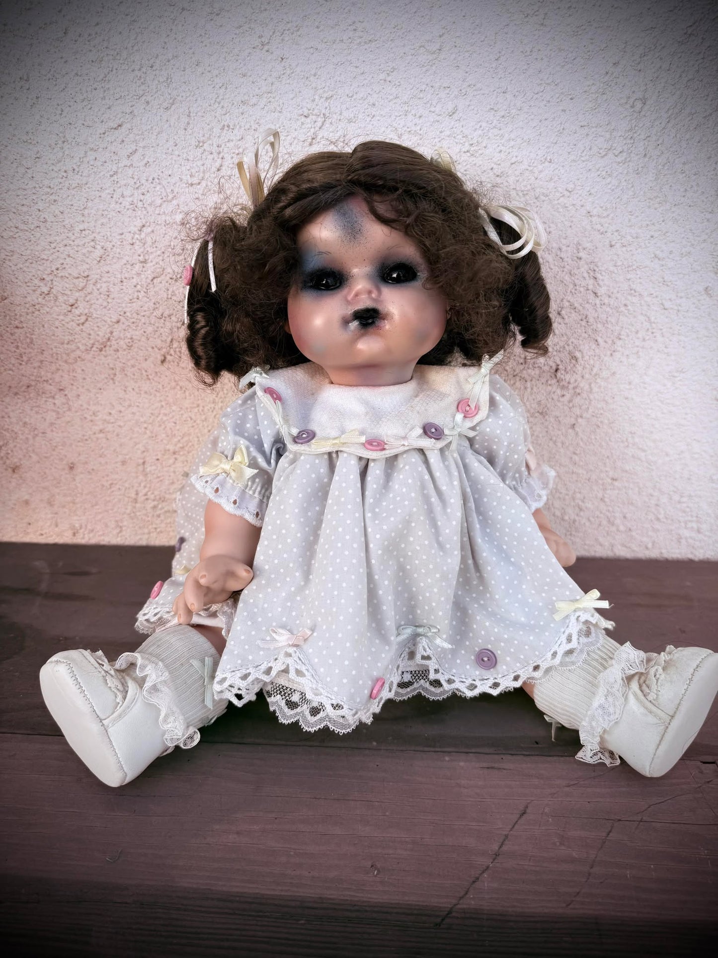 Meet Juniper 17" Doll Porcelain Creepy Haunted Spirit Supernatural Possessed Positive Oddity Occult Paranormal Gift Idea Specimen 1045