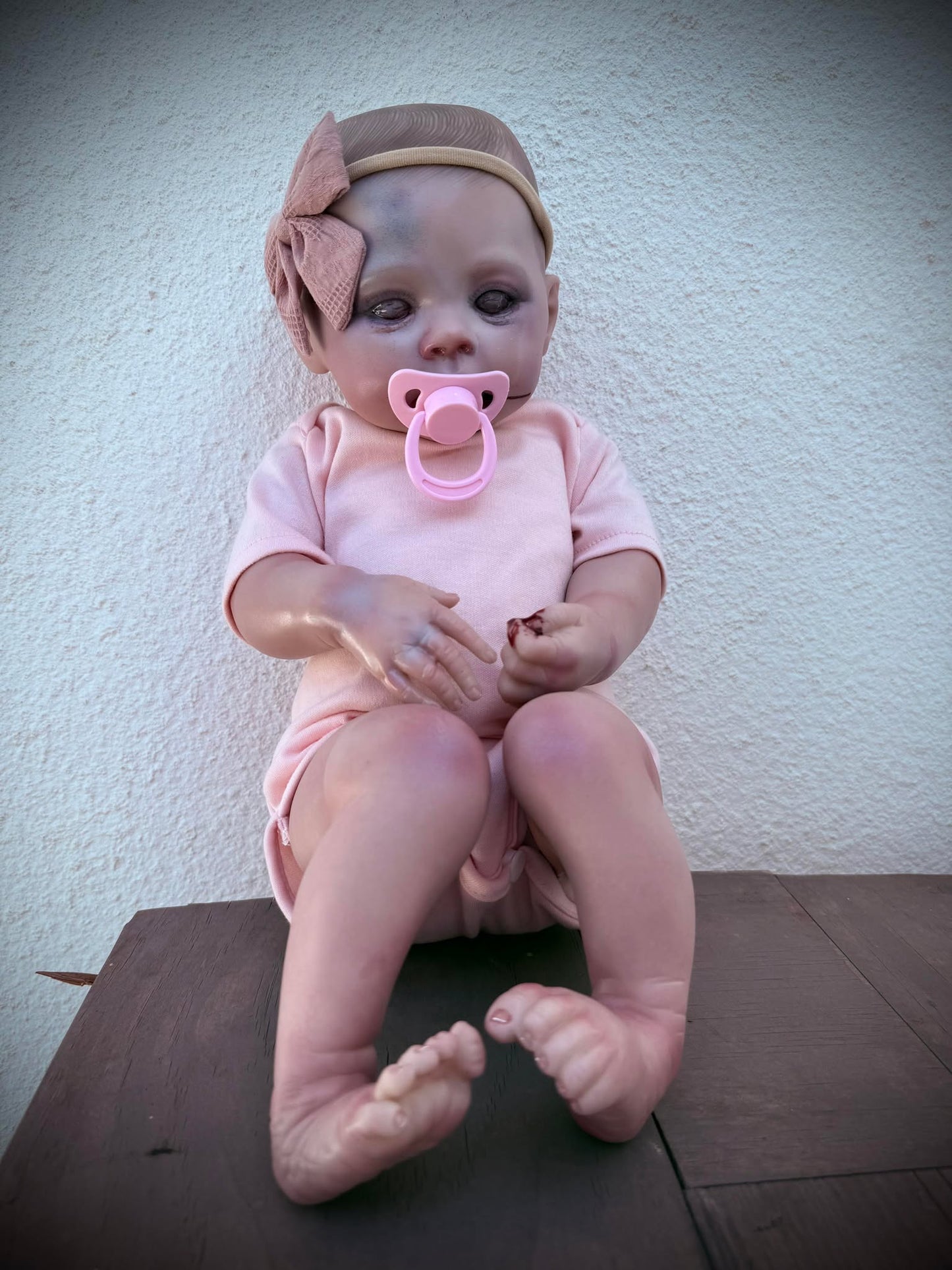 Meet Miley 19" Vinyl Reborn Baby Doll Witchy Haunted Spirit Infected Scary Spooky Zombie Positive Energy Oddity Gift Idea Vessel Specimen 22