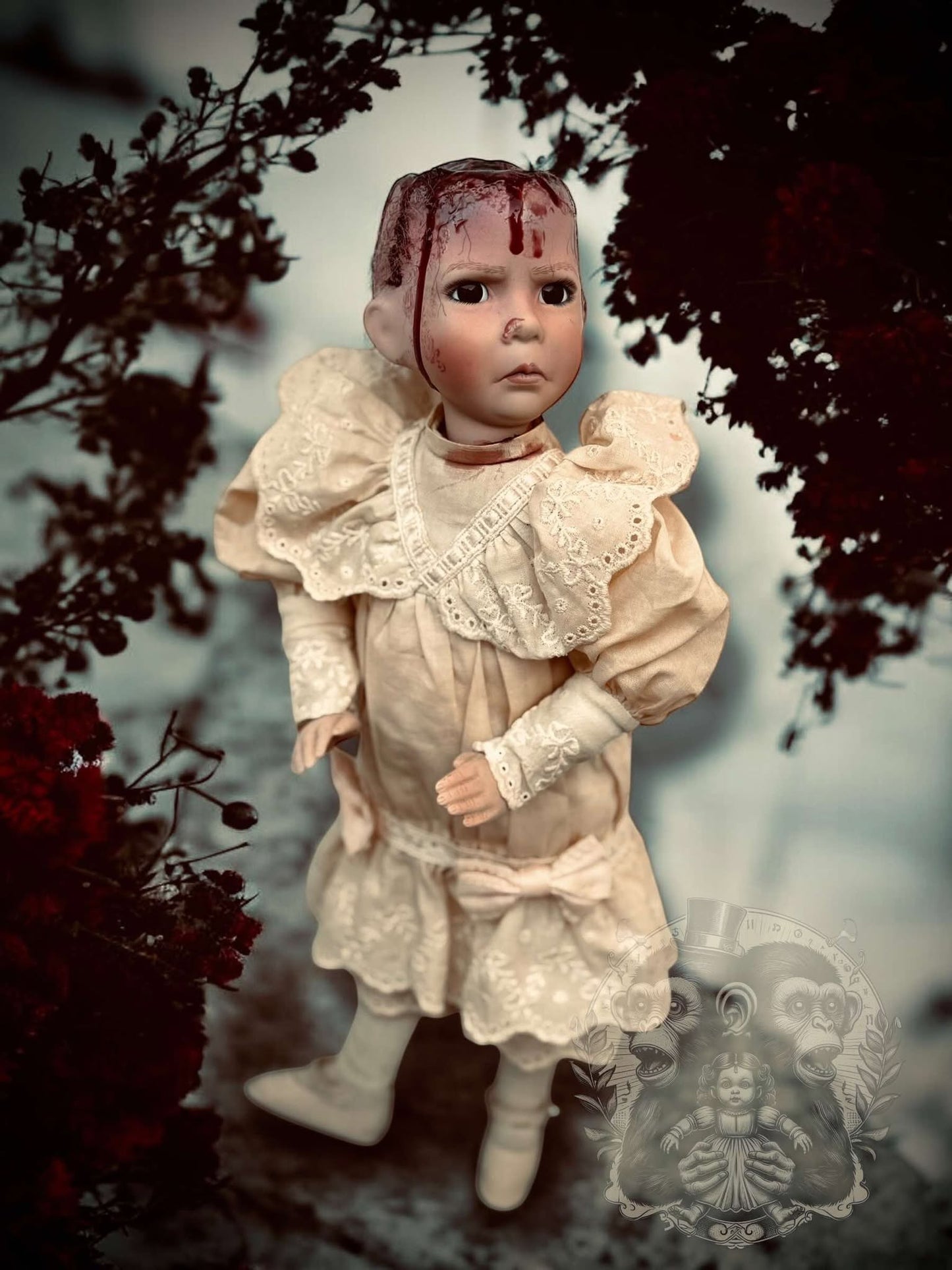 Meet Stephanie 13" Doll Porcelain Creepy Haunted Spirit Supernatural Possessed Positive Oddity Occult Paranormal Gift Idea Specimen 858