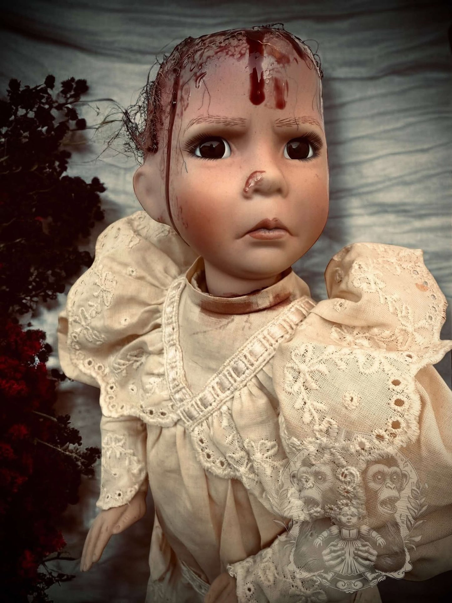 Meet Stephanie 13" Doll Porcelain Creepy Haunted Spirit Supernatural Possessed Positive Oddity Occult Paranormal Gift Idea Specimen 858