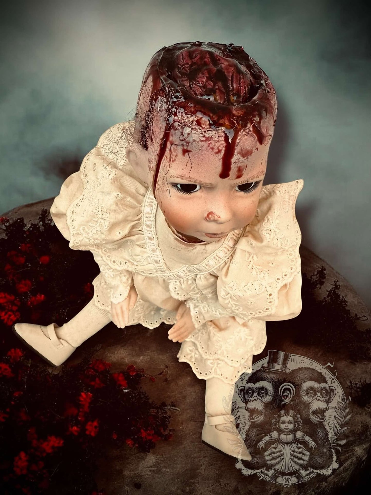 Meet Stephanie 13" Doll Porcelain Creepy Haunted Spirit Supernatural Possessed Positive Oddity Occult Paranormal Gift Idea Specimen 858