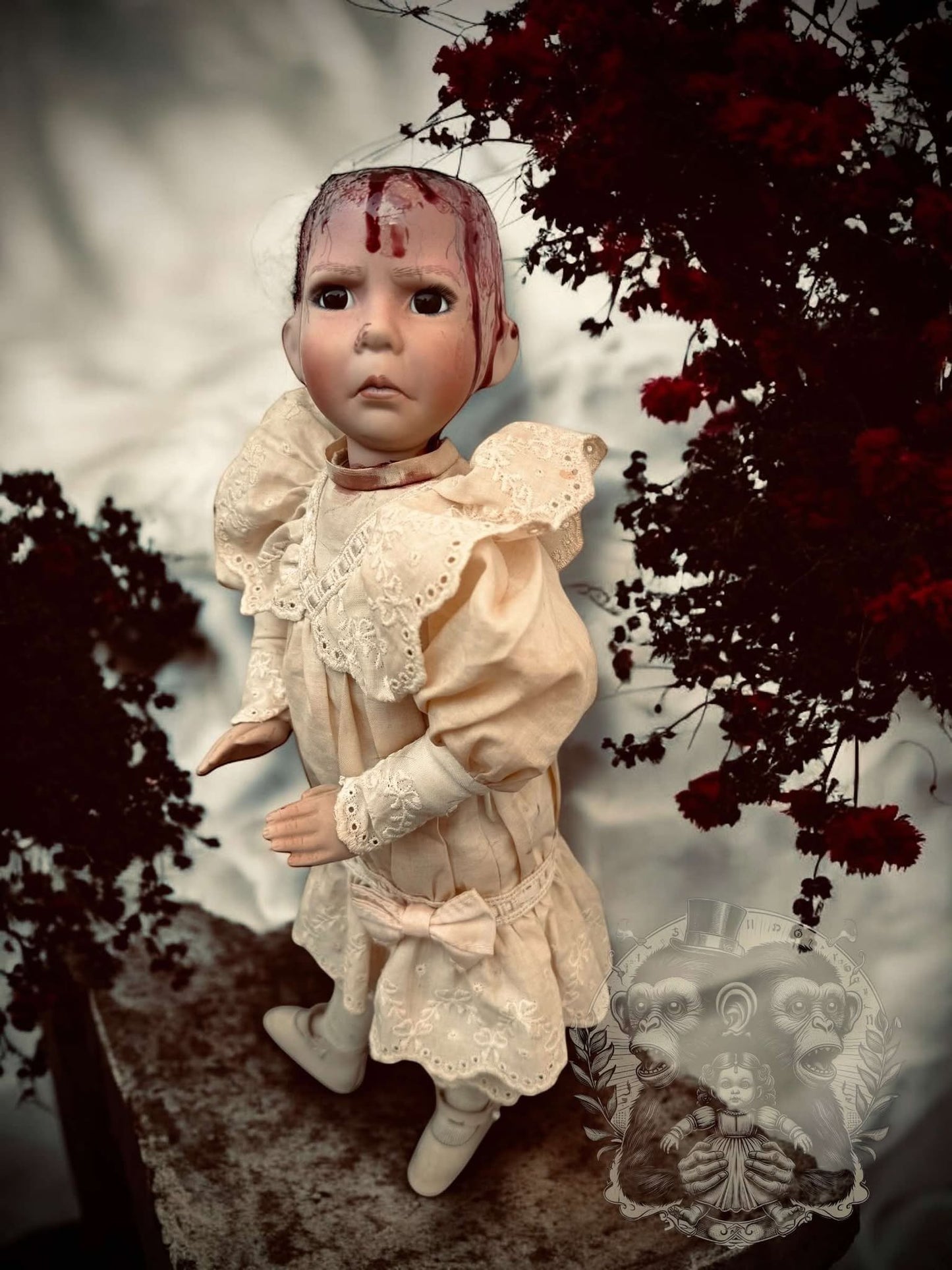 Meet Stephanie 13" Doll Porcelain Creepy Haunted Spirit Supernatural Possessed Positive Oddity Occult Paranormal Gift Idea Specimen 858