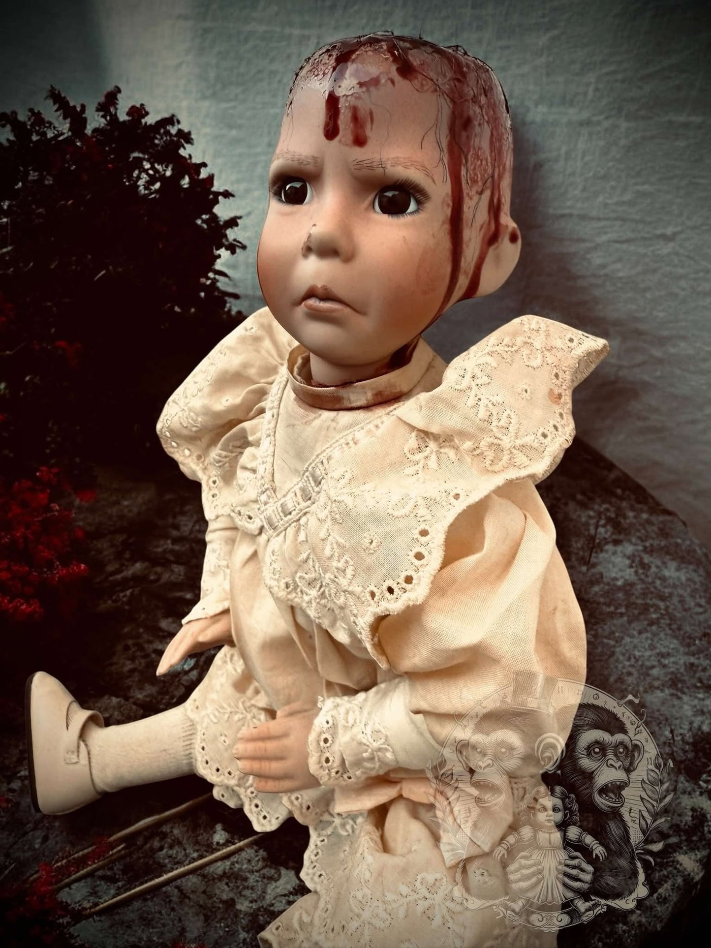 Meet Stephanie 13" Doll Porcelain Creepy Haunted Spirit Supernatural Possessed Positive Oddity Occult Paranormal Gift Idea Specimen 858