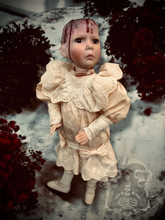 Meet Stephanie 13" Doll Porcelain Creepy Haunted Spirit Supernatural Possessed Positive Oddity Occult Paranormal Gift Idea Specimen 858