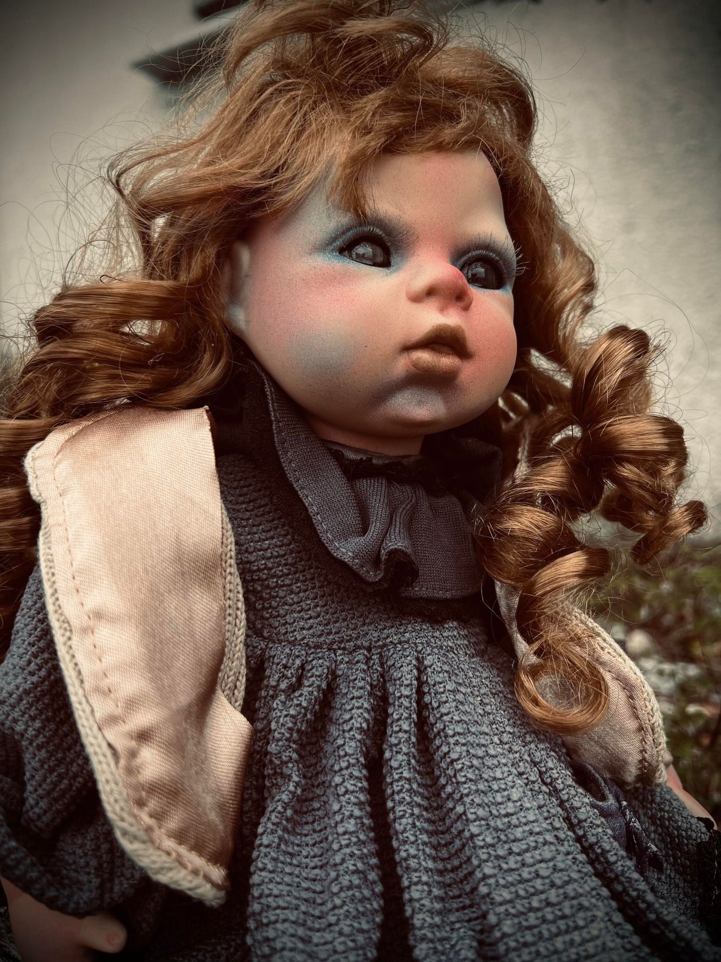 Meet Claudia 13" Doll Porcelain Witchy Creepy Haunted Spirit Infected Scary Poltergeist Spooky possessed Gothic Positive Gift Idea Vessel