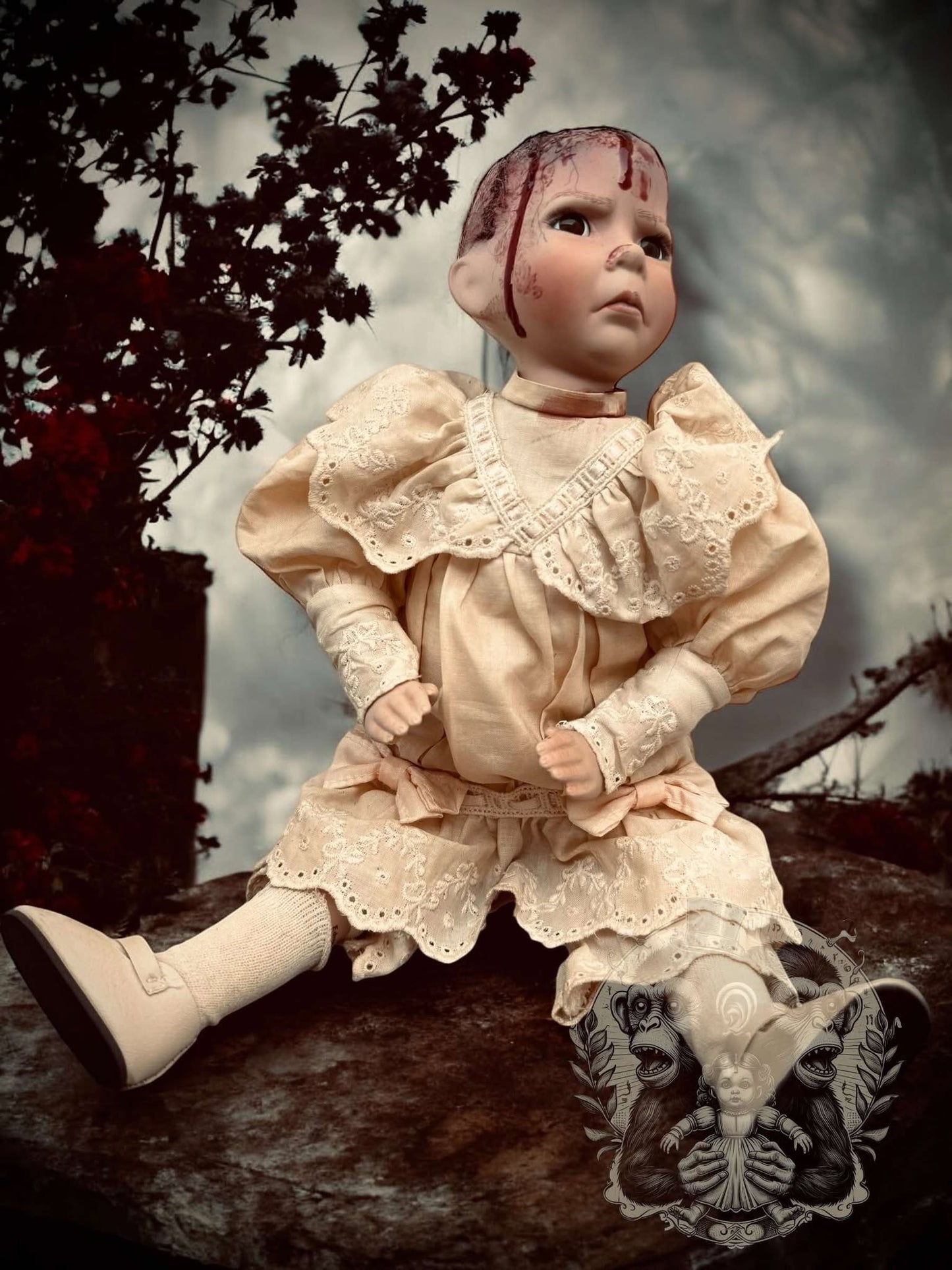 Meet Stephanie 13" Doll Porcelain Creepy Haunted Spirit Supernatural Possessed Positive Oddity Occult Paranormal Gift Idea Specimen 858