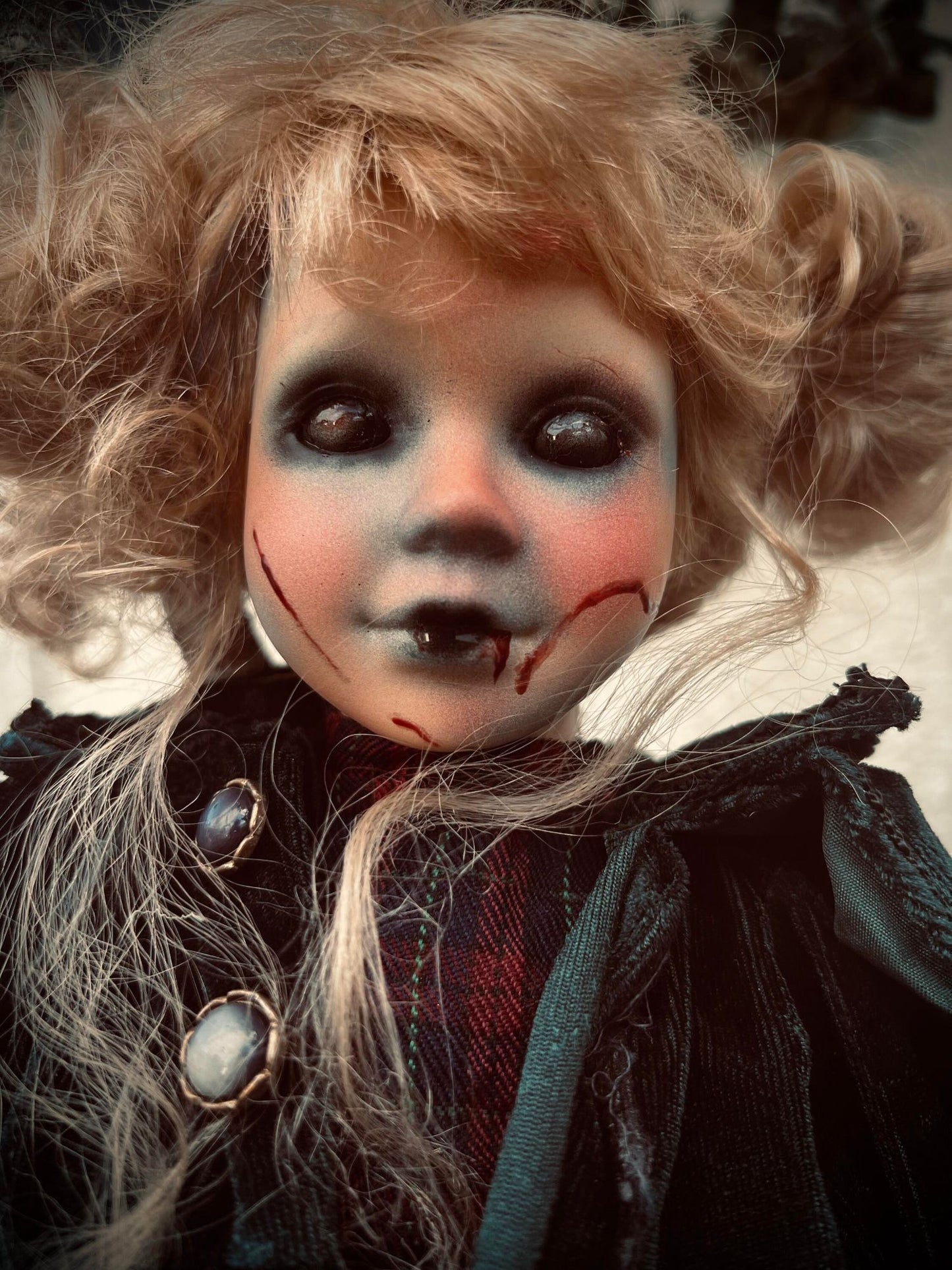 Meet Renee 16" Doll Porcelain Witchy Creepy Haunted Spirit Infected Scary Poltergeist Spooky Possessed Gothic Positive Gift Idea Vessel