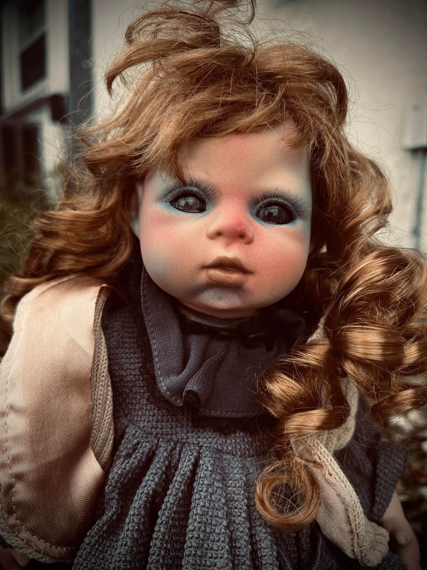 Meet Claudia 13" Doll Porcelain Witchy Creepy Haunted Spirit Infected Scary Poltergeist Spooky possessed Gothic Positive Gift Idea Vessel