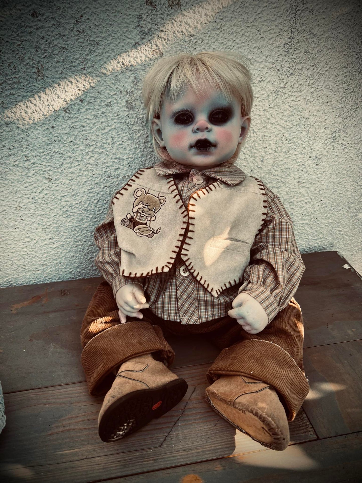 Meet Danny 20" Doll Porcelain Zombie Undead Witchy Creepy Haunted Spirit Infected Scary Spooky Possessed Positive Oddity Gift Idea