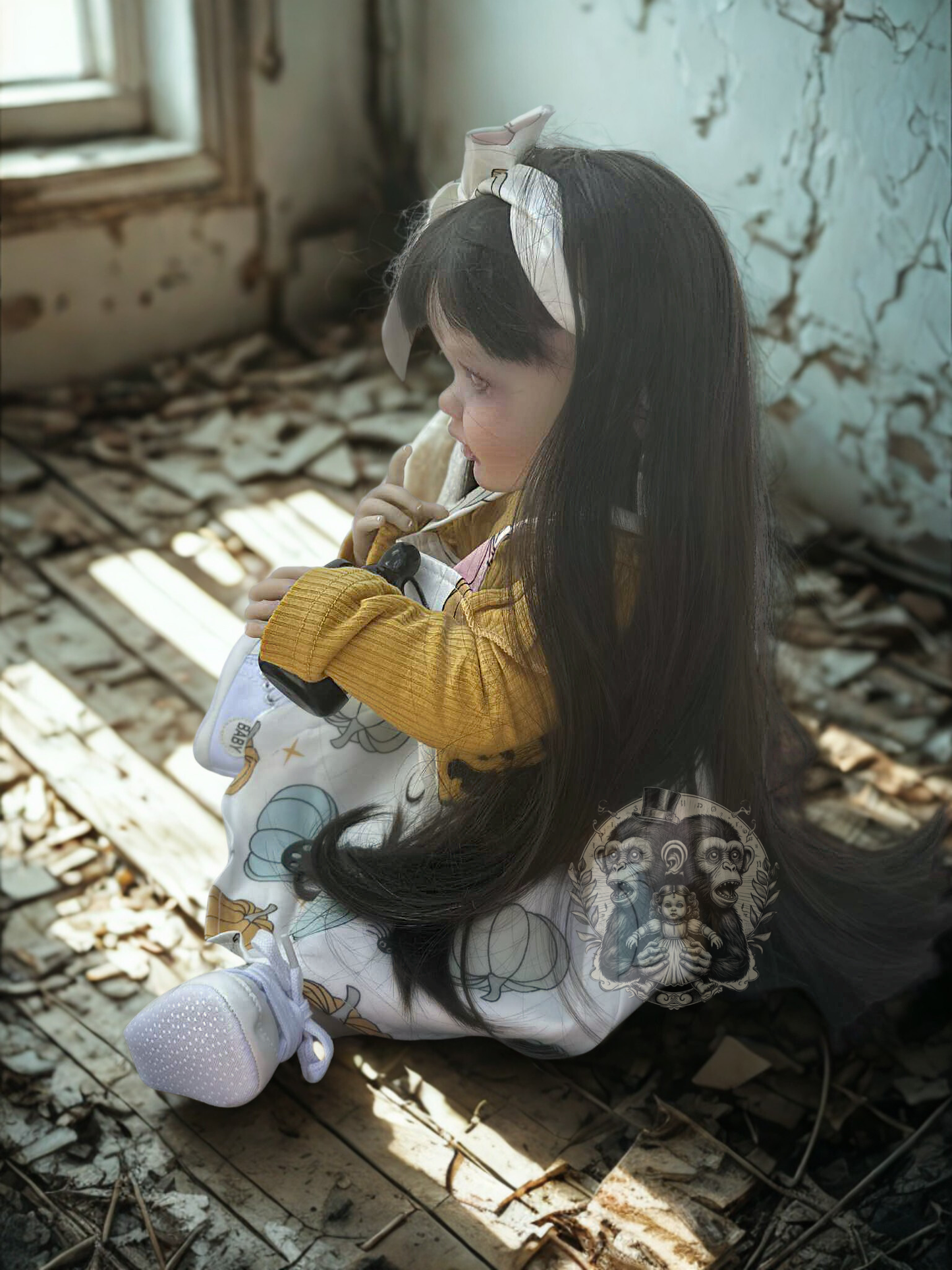 Lila Mae — The Undying Child OOAK Zombie Horror Doll Disturbing Oddity Scary Creepy Gift Idea Halloween Undead Reborn