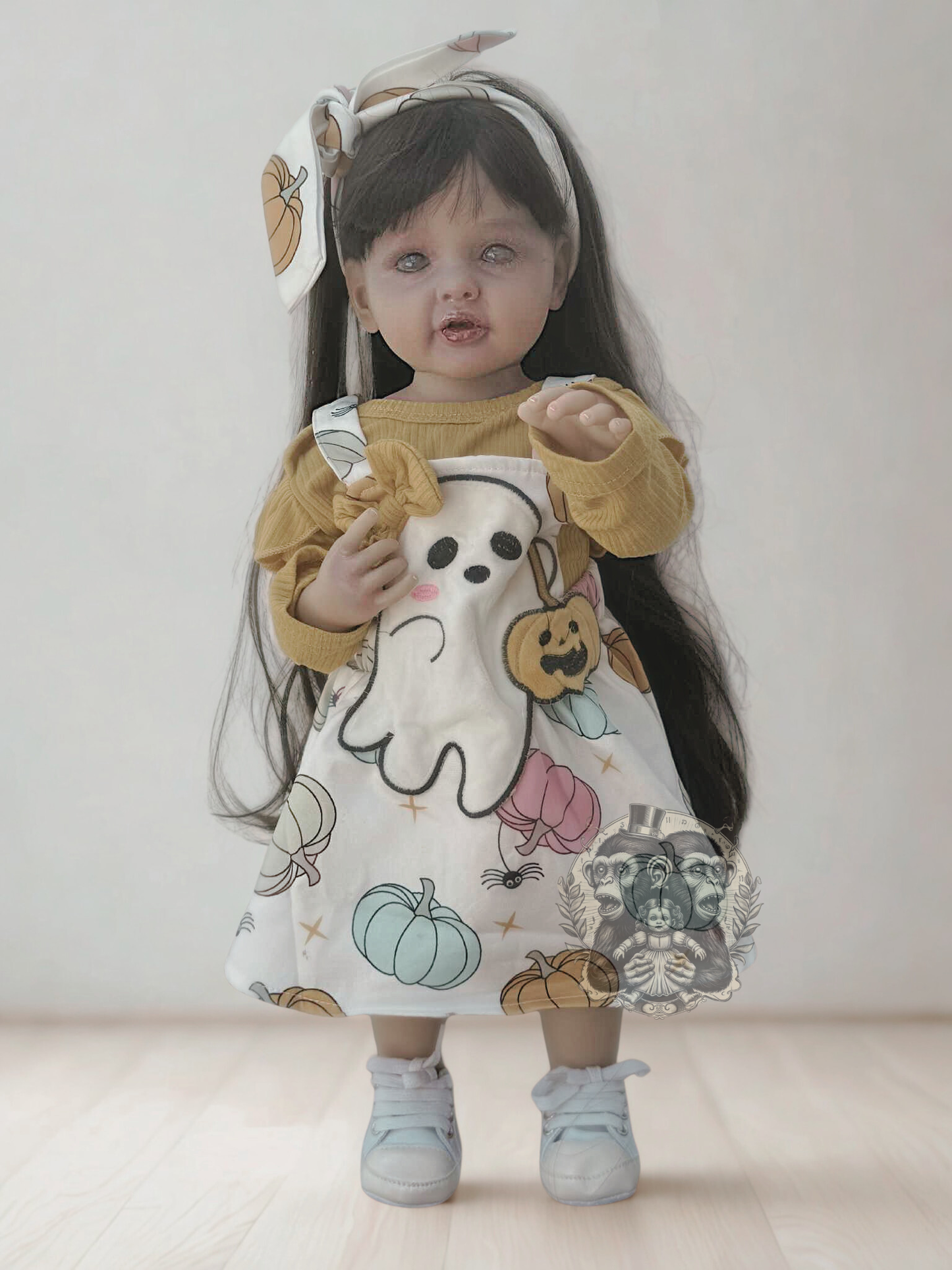 Lila Mae — The Undying Child OOAK Zombie Horror Doll Disturbing Oddity Scary Creepy Gift Idea Halloween Undead Reborn