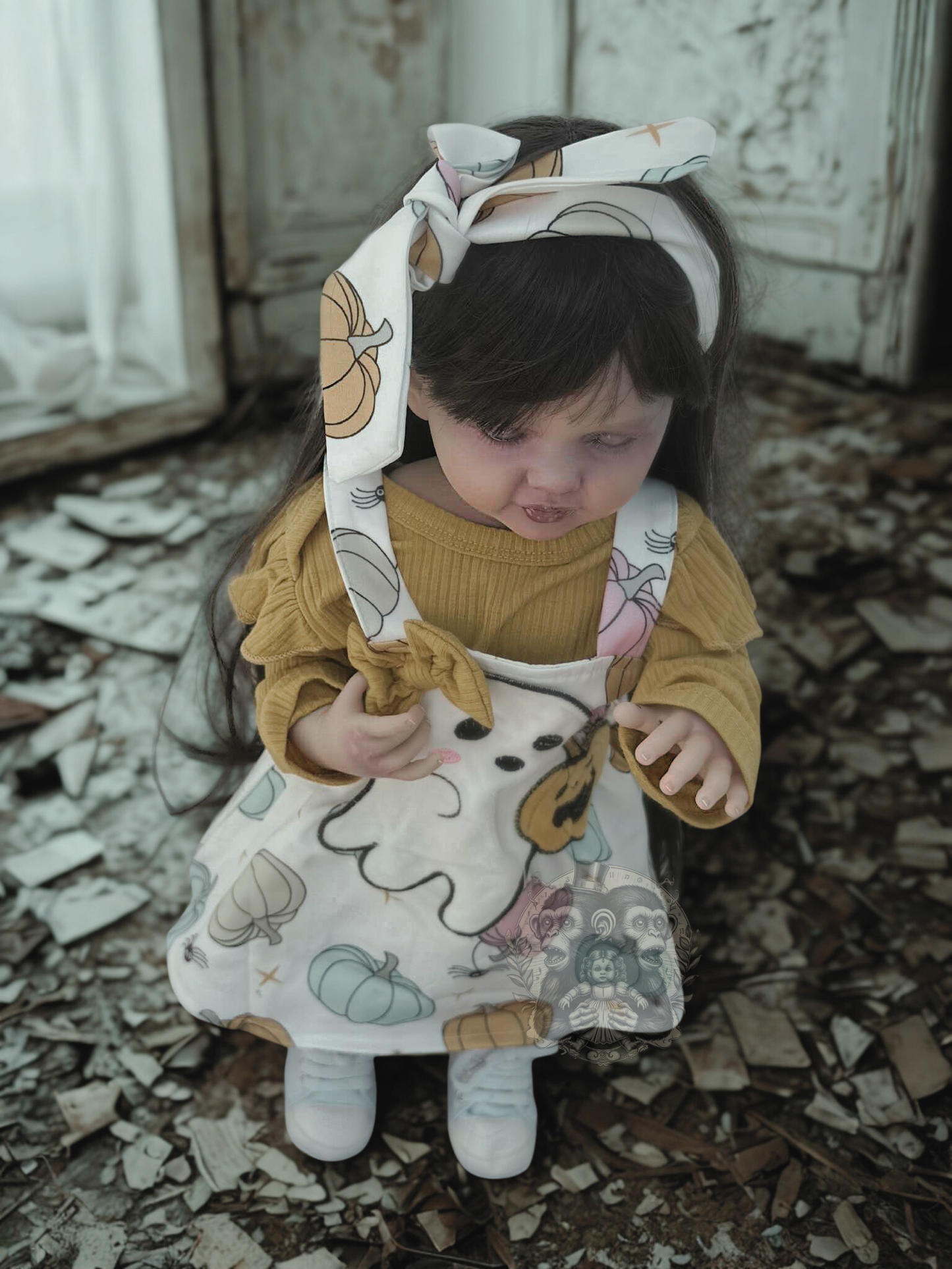 Lila Mae — The Undying Child OOAK Zombie Horror Doll Disturbing Oddity Scary Creepy Gift Idea Halloween Undead Reborn