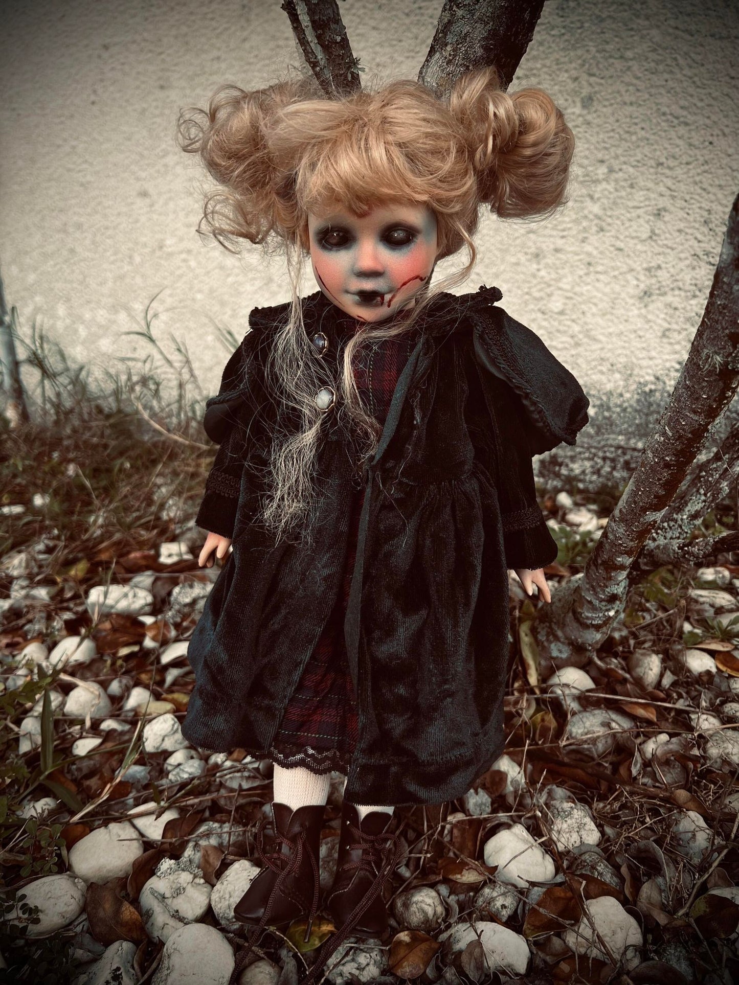 Meet Renee 16" Doll Porcelain Witchy Creepy Haunted Spirit Infected Scary Poltergeist Spooky Possessed Gothic Positive Gift Idea Vessel