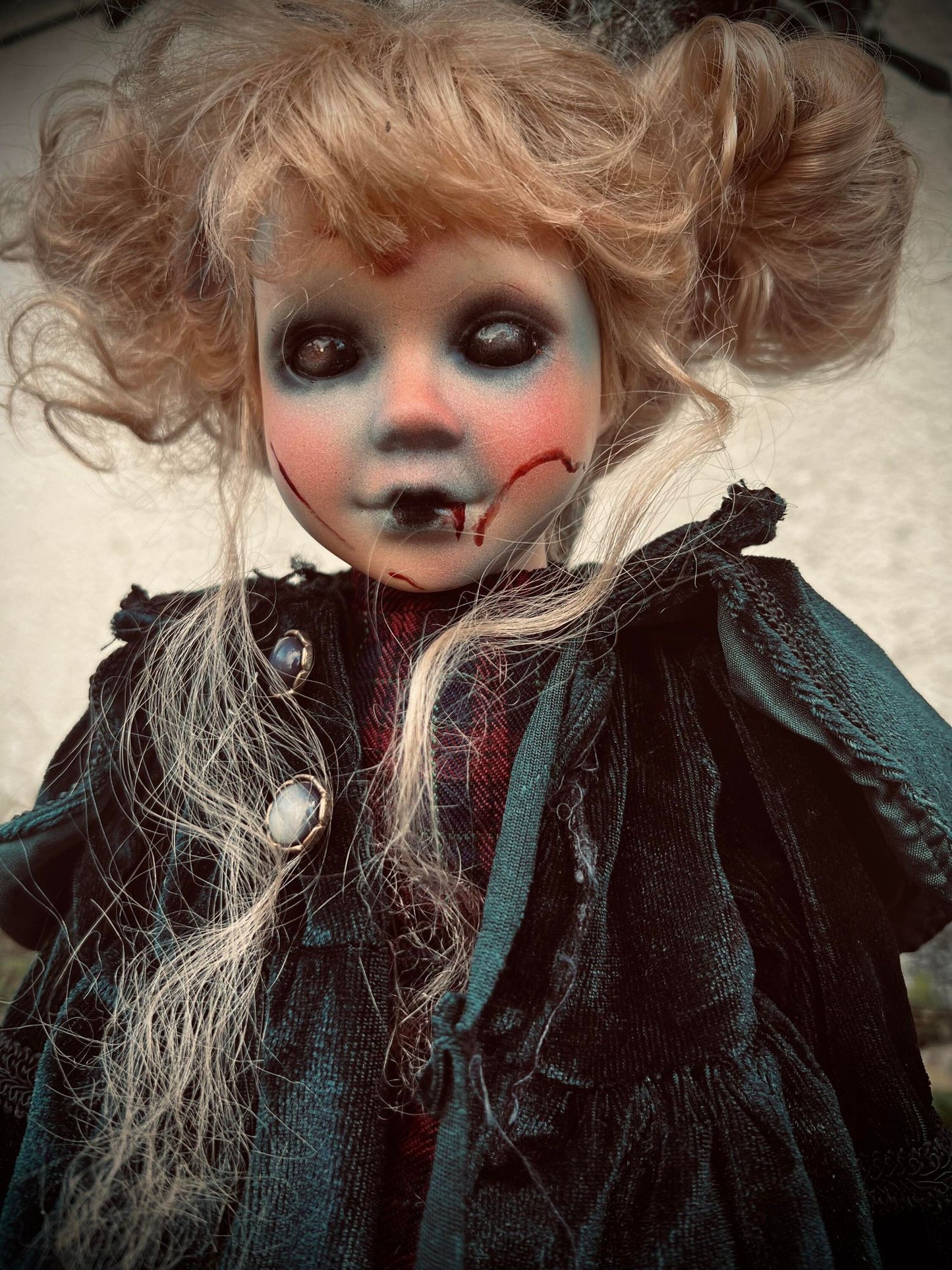 Meet Renee 16" Doll Porcelain Witchy Creepy Haunted Spirit Infected Scary Poltergeist Spooky Possessed Gothic Positive Gift Idea Vessel