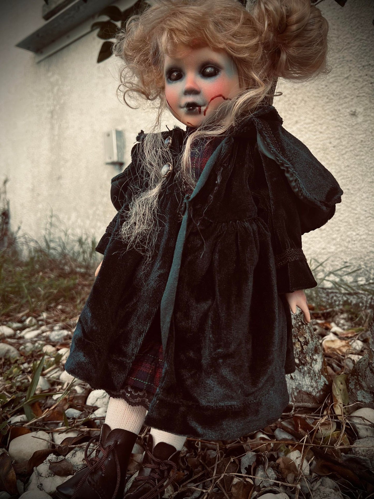 Meet Renee 16" Doll Porcelain Witchy Creepy Haunted Spirit Infected Scary Poltergeist Spooky Possessed Gothic Positive Gift Idea Vessel