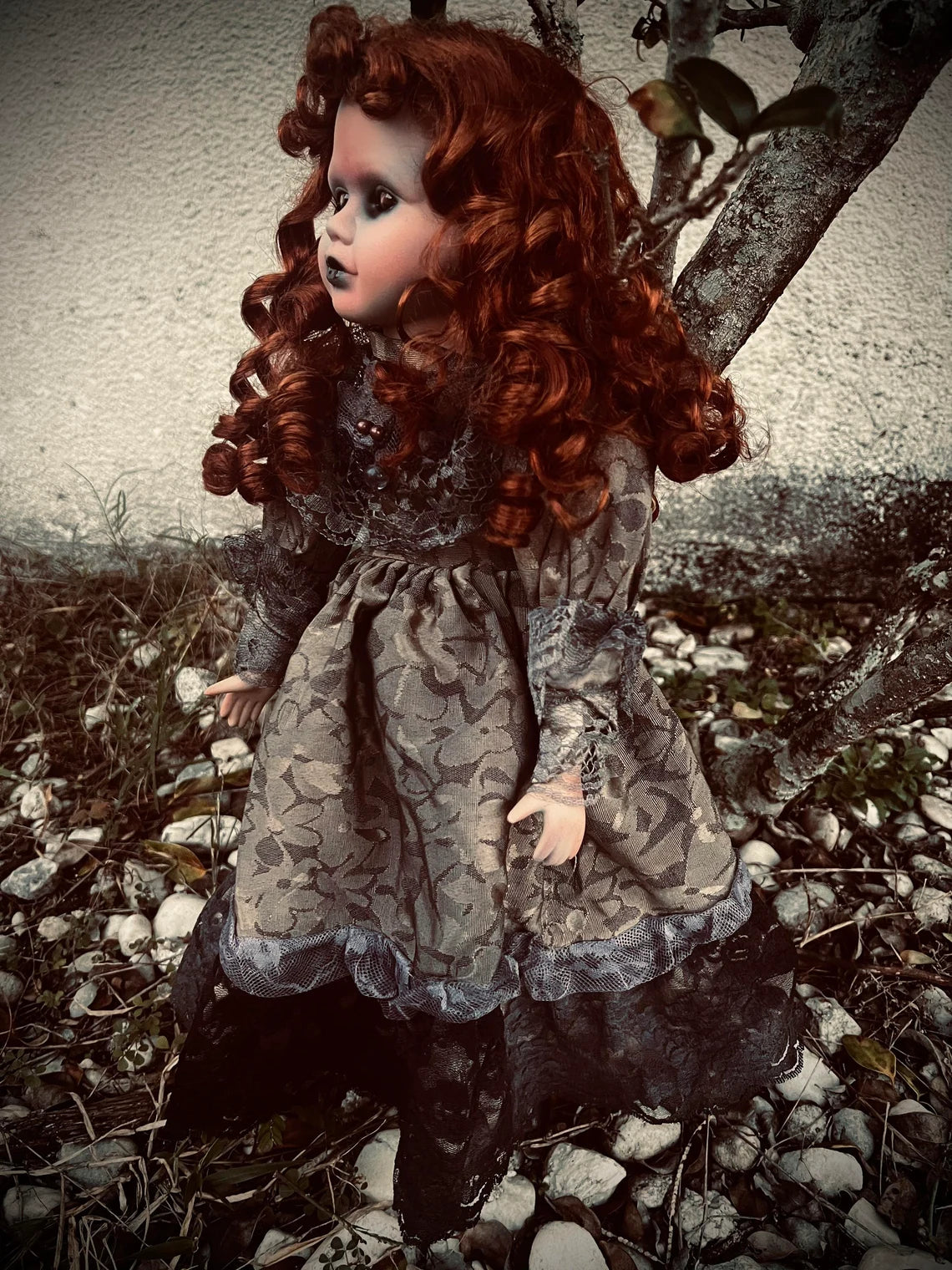 Meet Janice 20" Doll Porcelain Witchy Creepy Haunted Spirit Infected Scary Poltergeist Spooky Ginger Possessed Gothic Positive Gift Idea