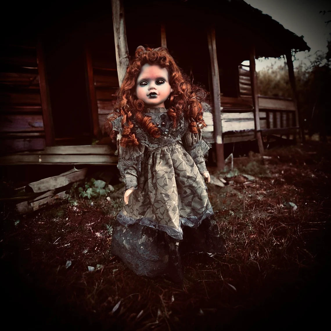 Meet Janice 20" Doll Porcelain Witchy Creepy Haunted Spirit Infected Scary Poltergeist Spooky Ginger Possessed Gothic Positive Gift Idea