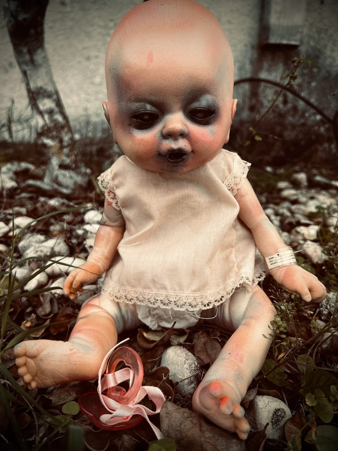 Meet Esther 12" Newborn Doll Witchy Creepy Haunted Spirit Infected Scary Poltergeist Spooky Undead Possessed Gothic Positive Gift