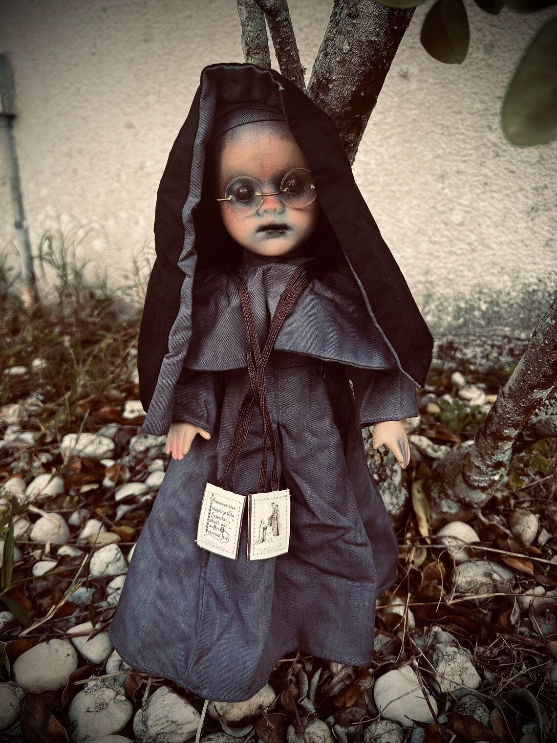 Meet Sister Netta 14" Doll Porcelain Witchy Creepy Haunted Spirit Infected Scary Poltergeist Spooky Nun Possessed Gothic Positive Gift Idea