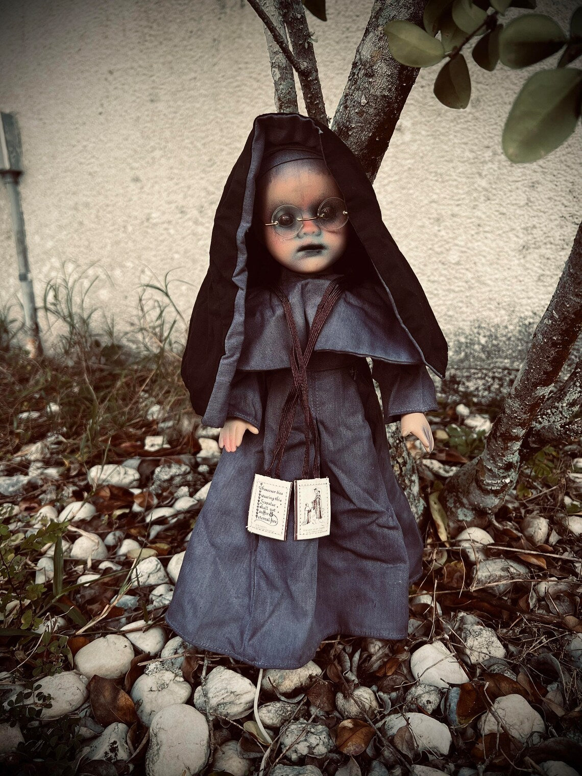 Meet Sister Netta 14" Doll Porcelain Witchy Creepy Haunted Spirit Infected Scary Poltergeist Spooky Nun Possessed Gothic Positive Gift Idea