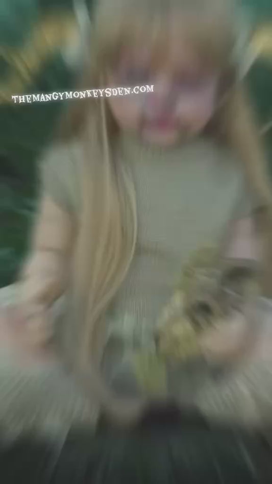 Faye of the Mosswood Hollow 22" OOAK Zombie Horror Doll Disturbing Oddity Scary Creepy Gift Idea Halloween Undead baby Reborn