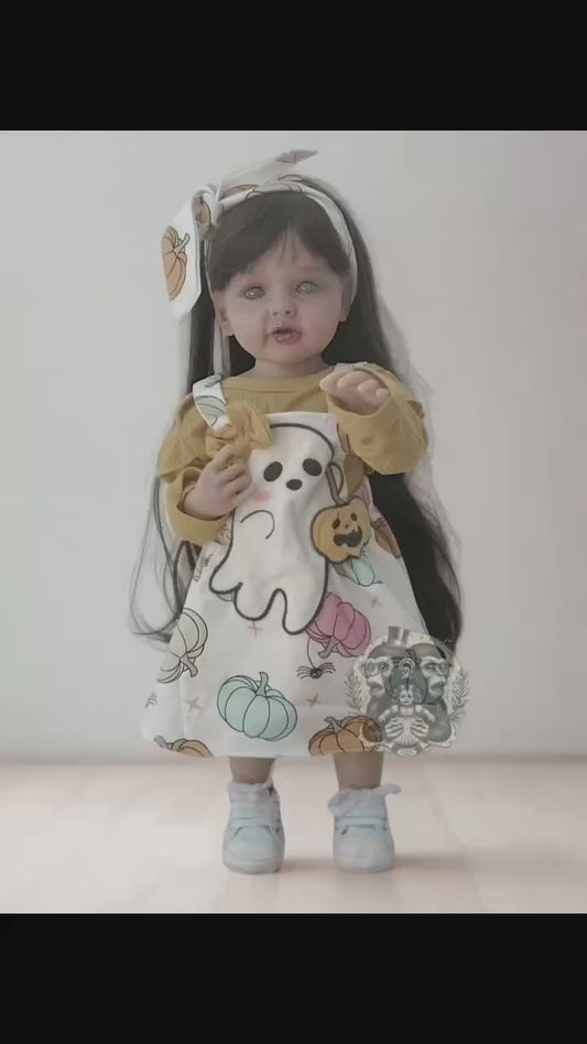 Lila Mae — The Undying Child OOAK Zombie Horror Doll Disturbing Oddity Scary Creepy Gift Idea Halloween Undead Reborn