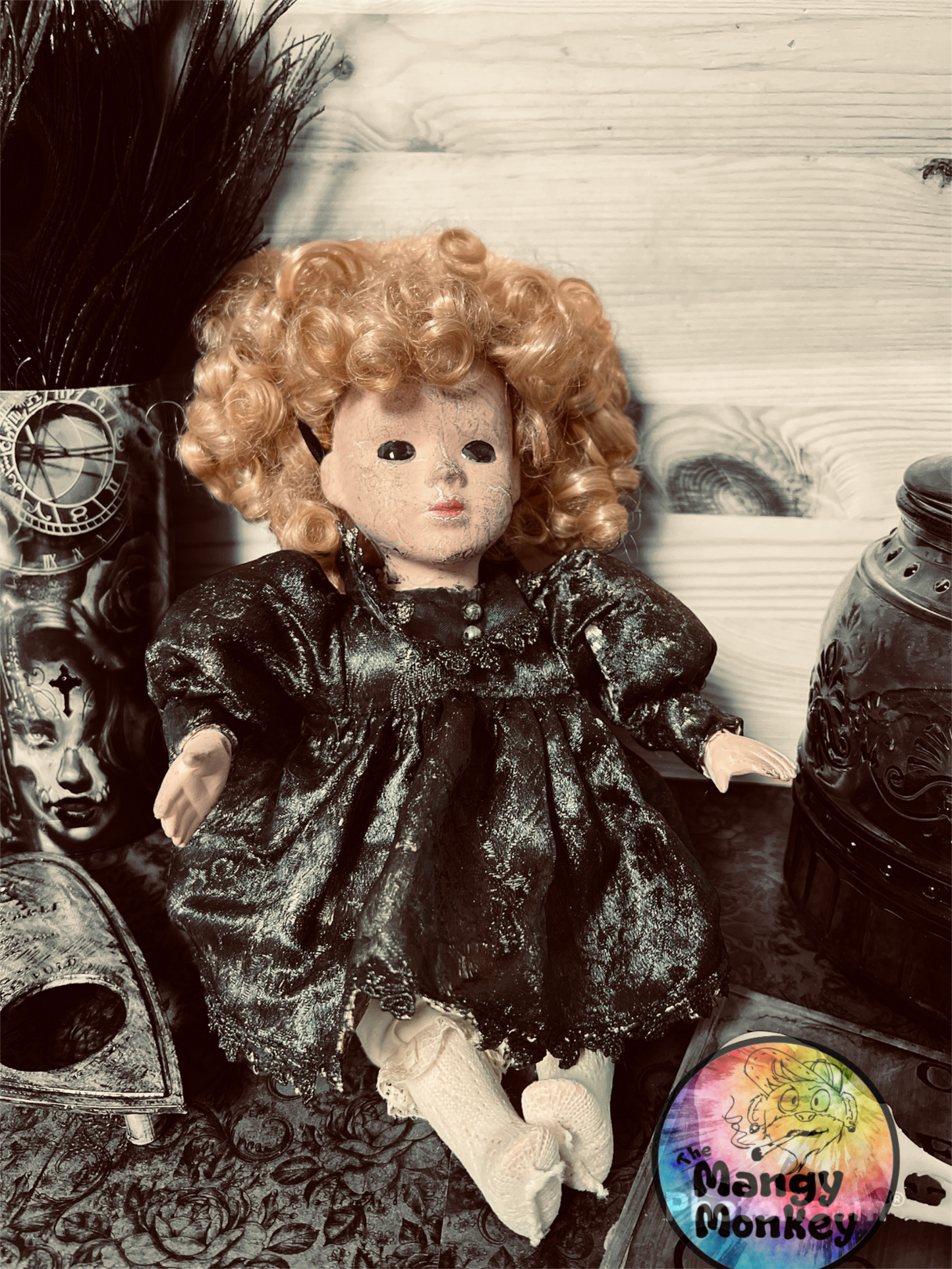 Elsie the Haunted Windup Musical Doll